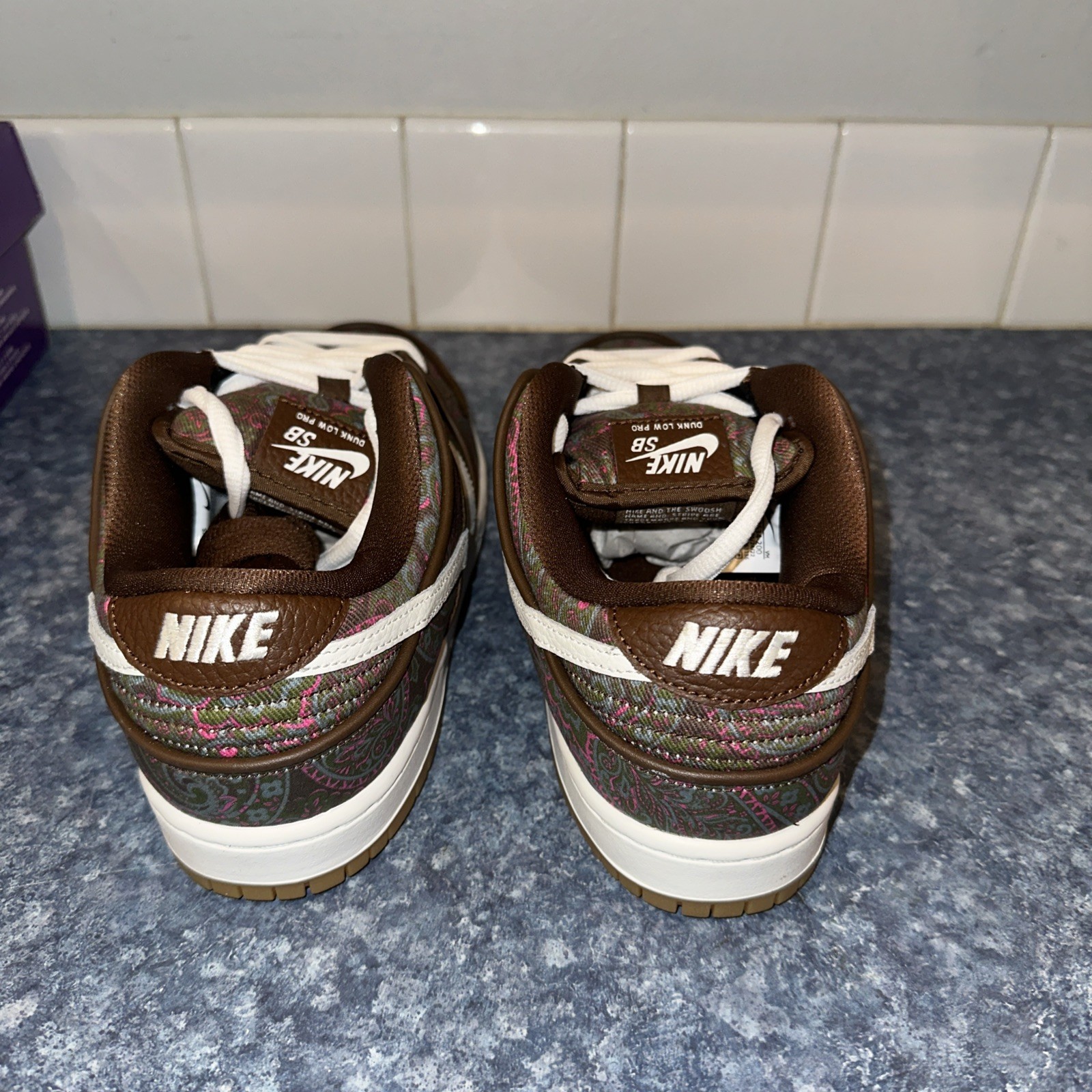 Size 8 – Nike SB Dunk Low Pro Paisley Brown