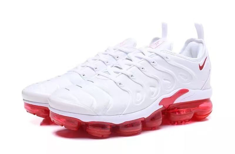 Nike Air Vapormax Plus TN White Red Men’s Shoes Size 7-12 Free Shipping