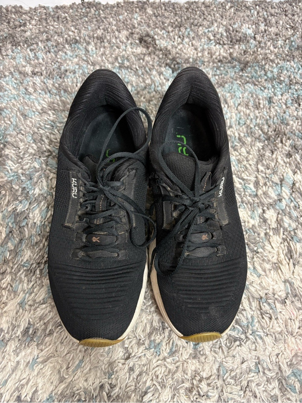 Kuru Shoes Womens 9.5 Atom 2 Athletic Structured Ortho Mesh Comfort Walking