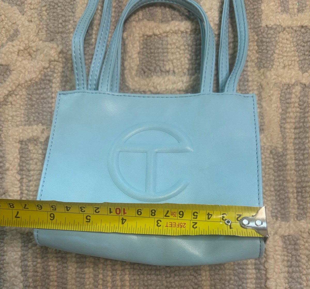 Telfar Small Cerulean Blue Small Shopping Bag