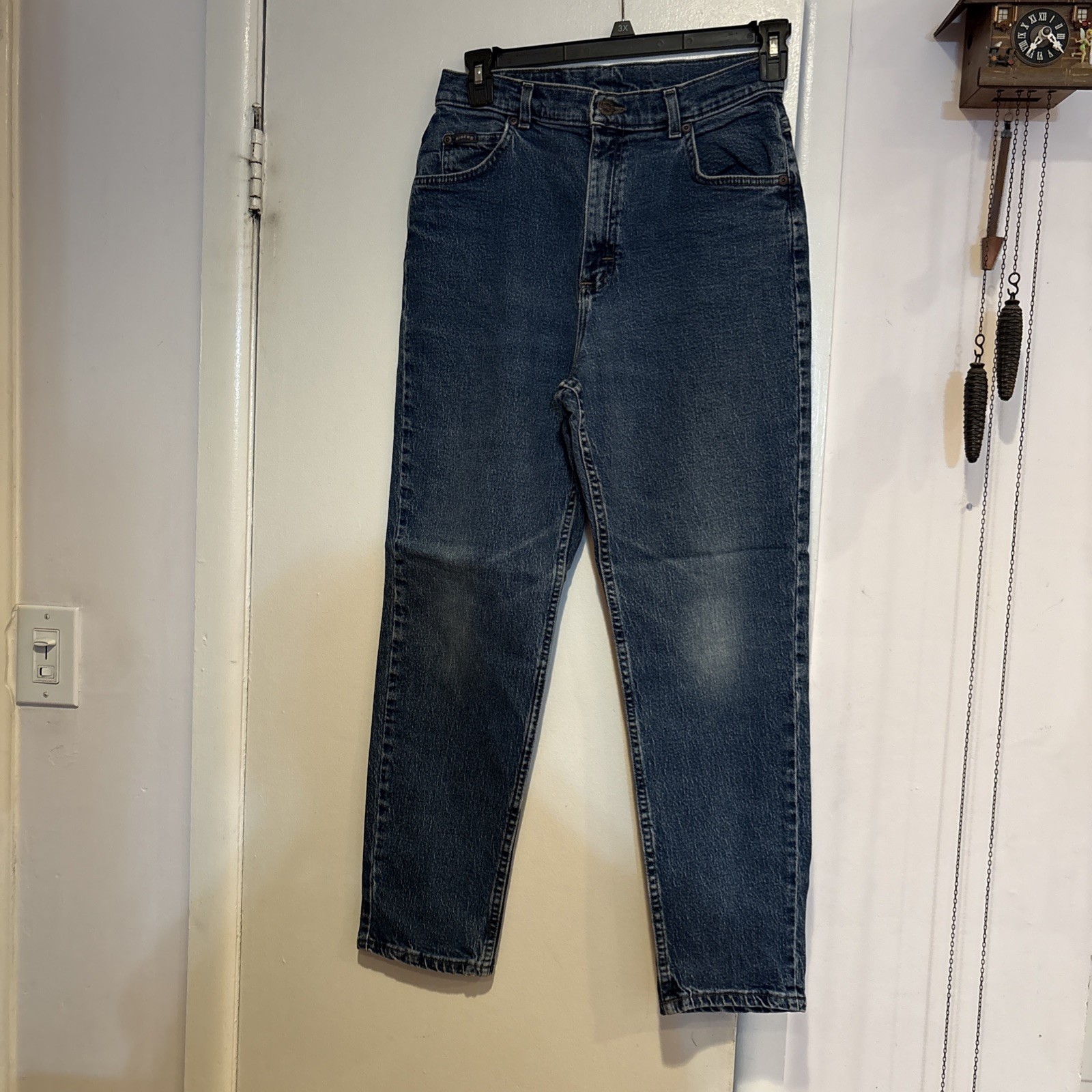 Denim Riders Women’s Tag Faded Measurements 30” Waist 40” Long Inseam 28”