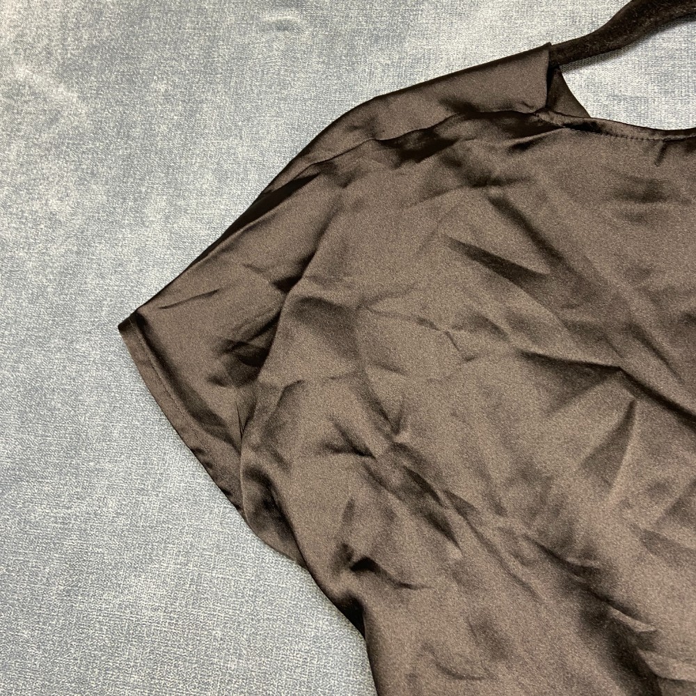 House Of Harlow 1960 Crop Top Women Small Black Knot Front Short Sleeve Side Zip