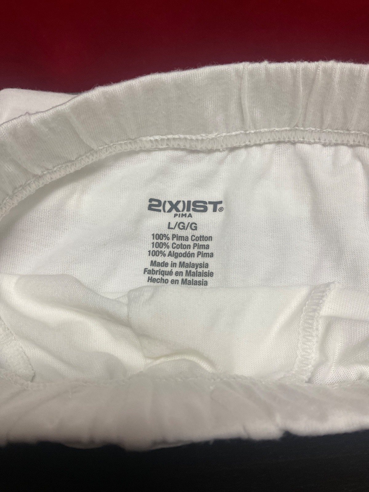 2(X)IST Men’s 100% Pima Cotton One White Bikini Brief Size Large New in Box!