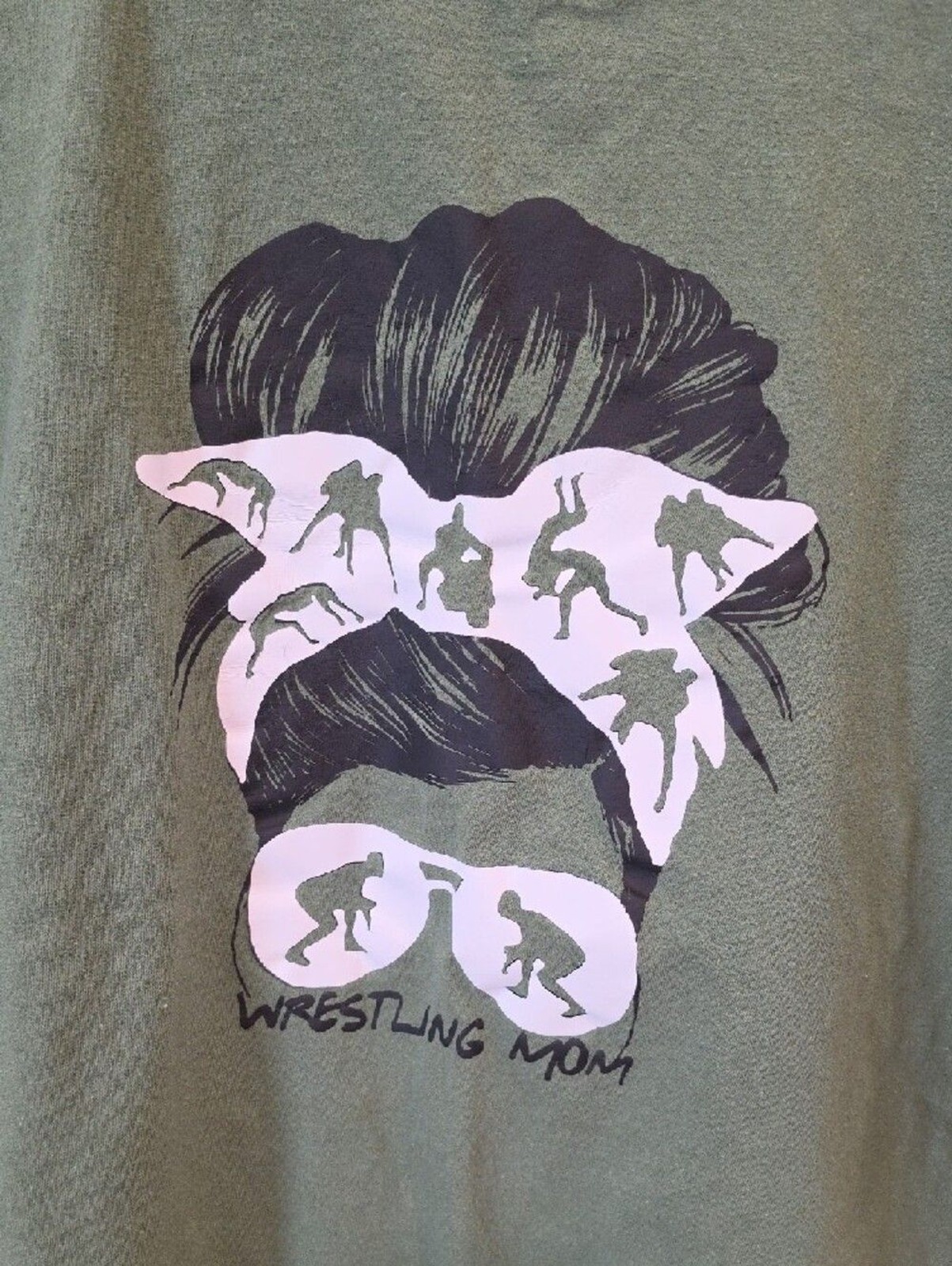 Gildan And Bella Canvas Wresting Mom T-shirts Set Of Five