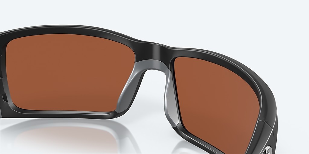 Costa Del Mar Permit Matte Black/Green Mirror 580G Polarized 63 mm Sunglasses