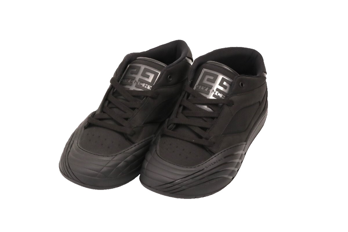 GIVENCHY Skate sneakers in nubuck and synthetic fiber BH009KH1QA 001 BK size44
