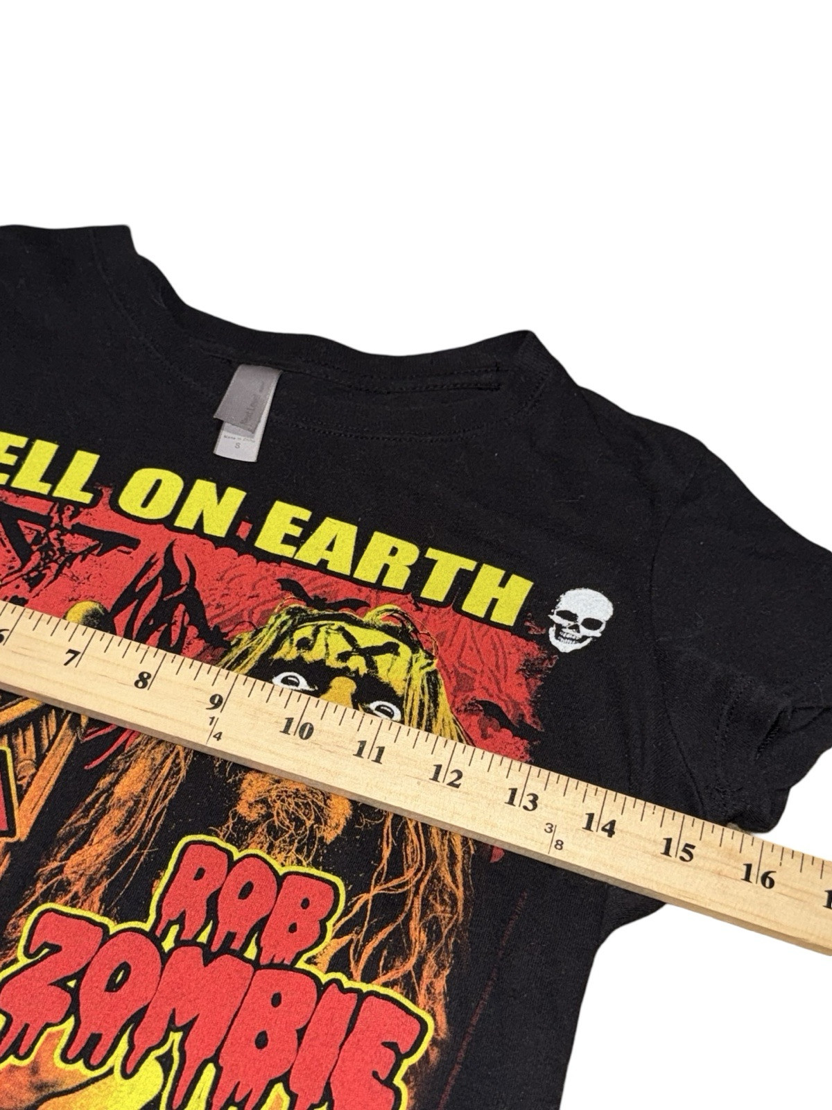 Rob Zombie Slayer Womens Shirt Hell On Earth Tour Merch Graphic Size S