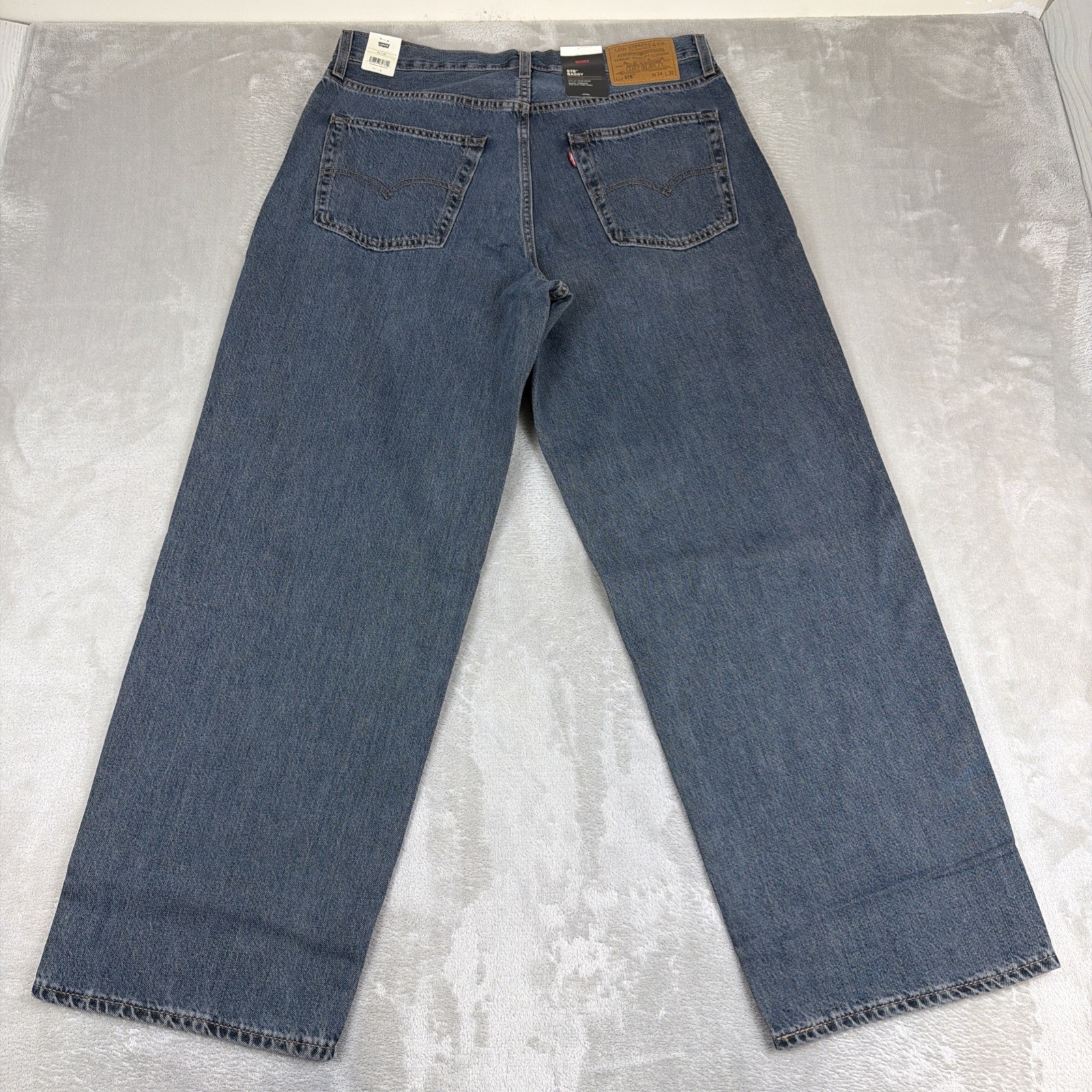 Levi’s Premium 578 Baggy Denim Jeans Men’s Size 34×32 Blue Cotton Y2K