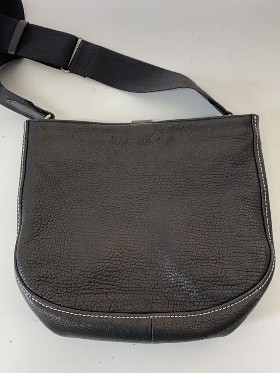 PORTER CISCO Shoulder Bag Leather BLK 120 03306