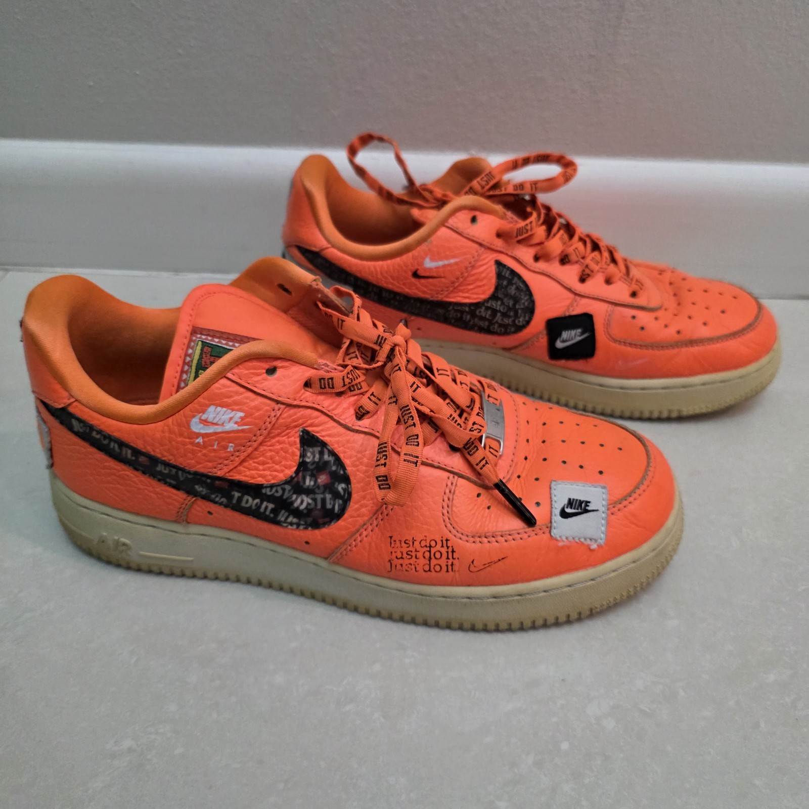 Nike Air Force 1 Low “Just Do It” – Orange Colorway 2018 AR7719-800 Us8