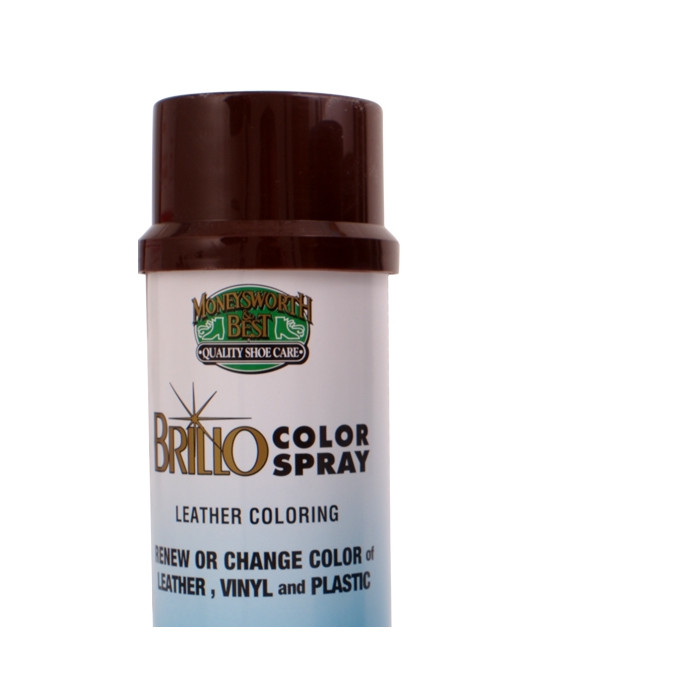 Moneysworth & Best Brillo Leather/Vinyl/Plastic Color Renew – Dark Brown 12 oz