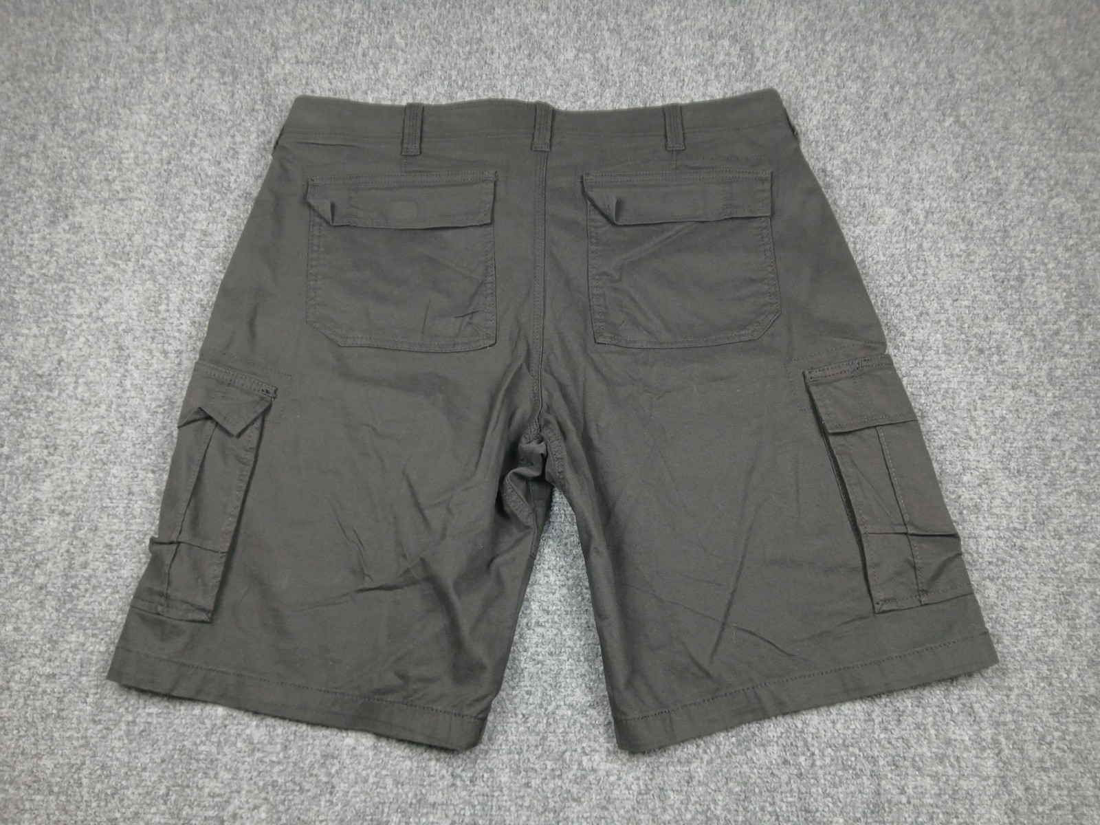 Lee Extreme Motion Black Cargo Shorts Mens Size 38 Waist Stretch