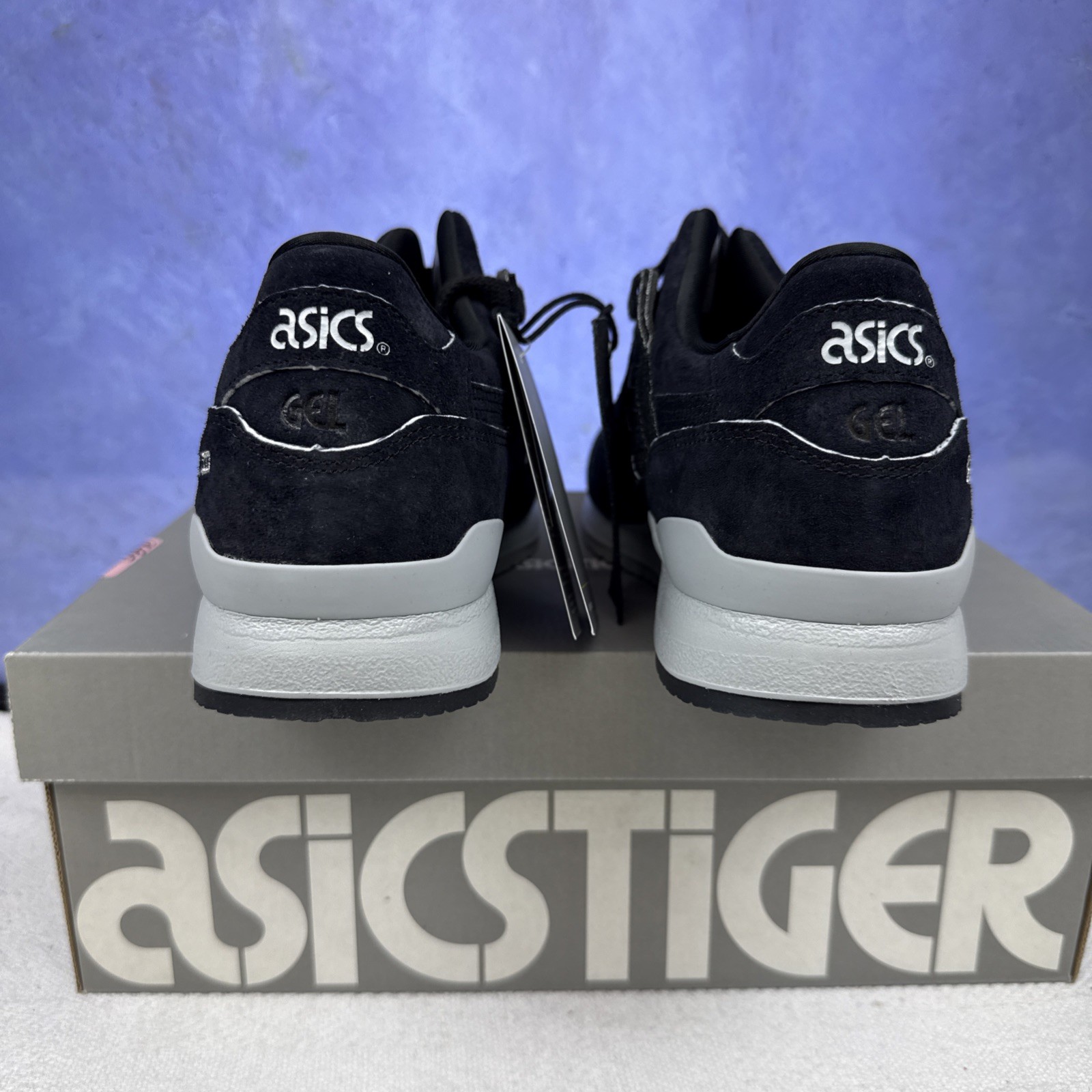 Asics Gel-Lyte 3 Mid Grey/Black Mens Size 8.5 H7ZNQ-9690 Japanese Denim
