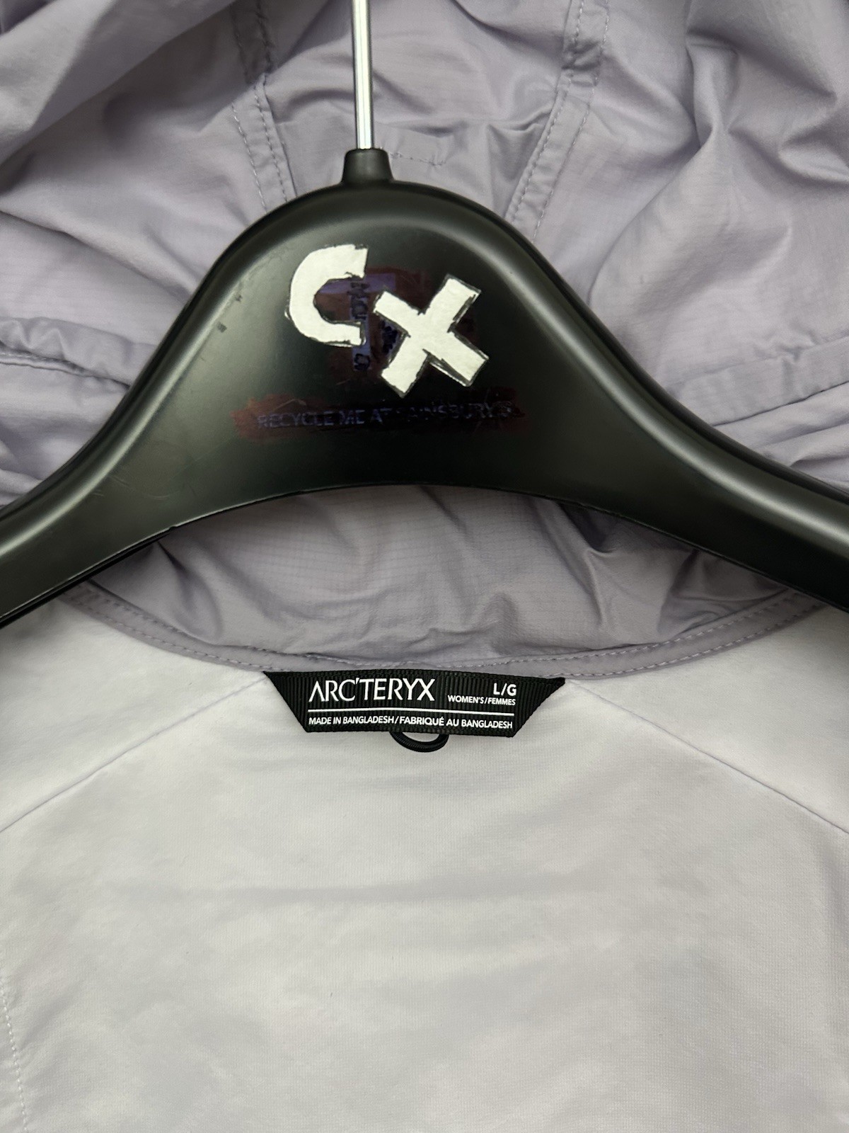 Arc’teryx Women’s Atom SL Hoody, Size L, Light Purple