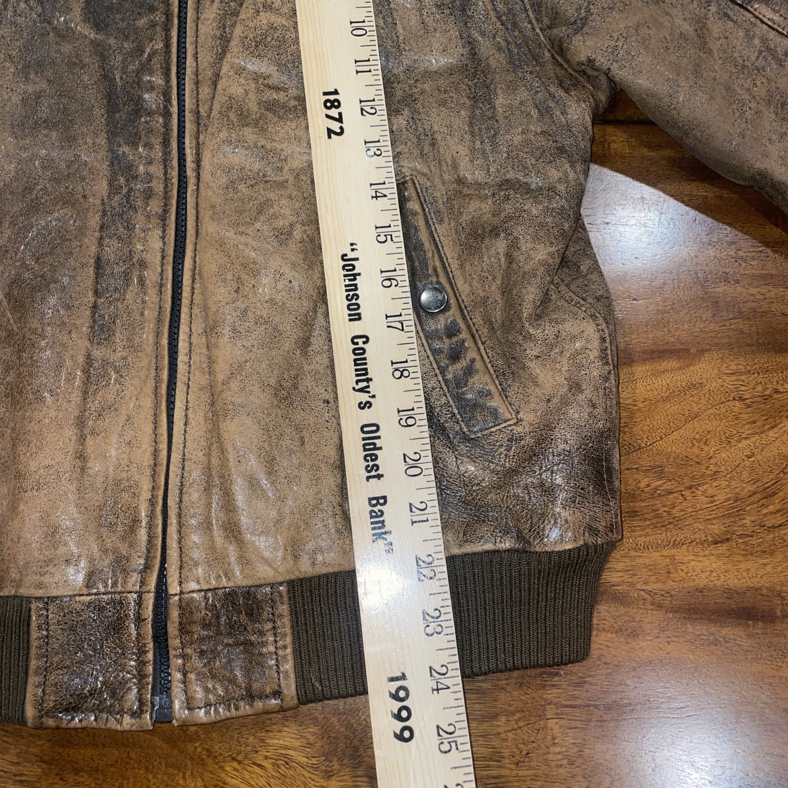 Vintage Etienne Premier size 36 Genuine Learher bomber jacket- NICE!!