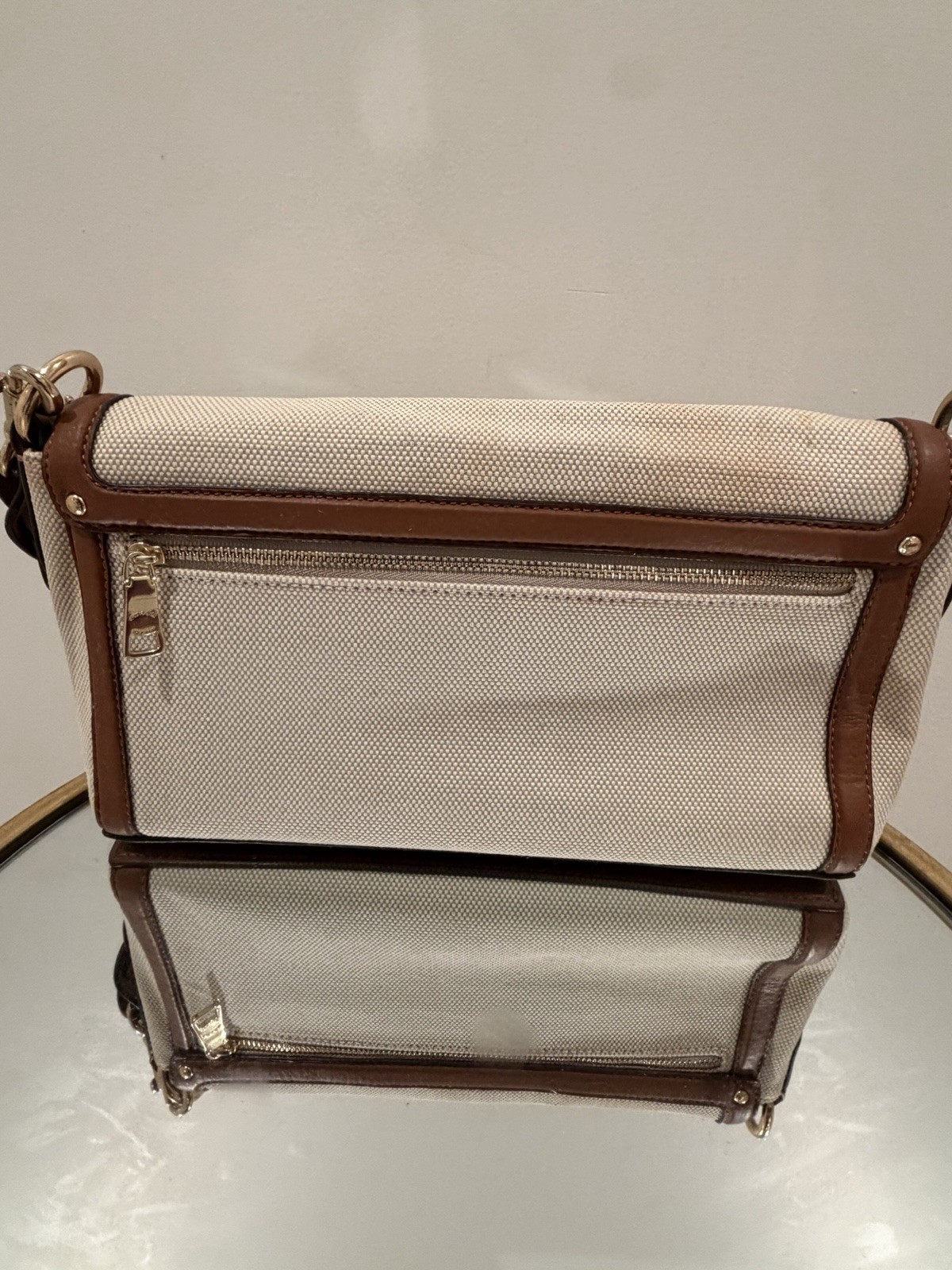 Coach Colorblock Horse Carriage Small Crossbody Turn Lock/Zip Gold Hardware