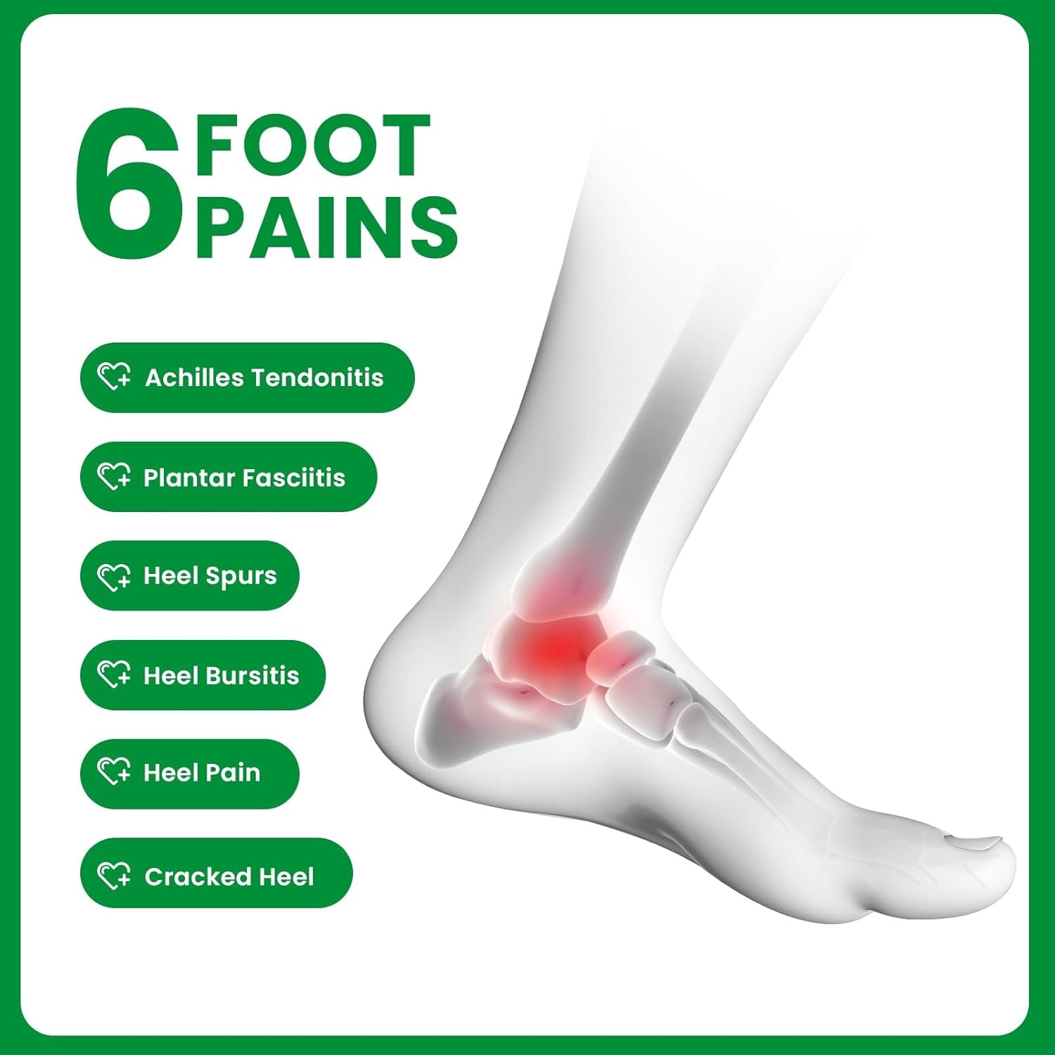 Plantar Fasciitis Gel Heel Protectors-Heel Cups,Heels Spur Pain Relief