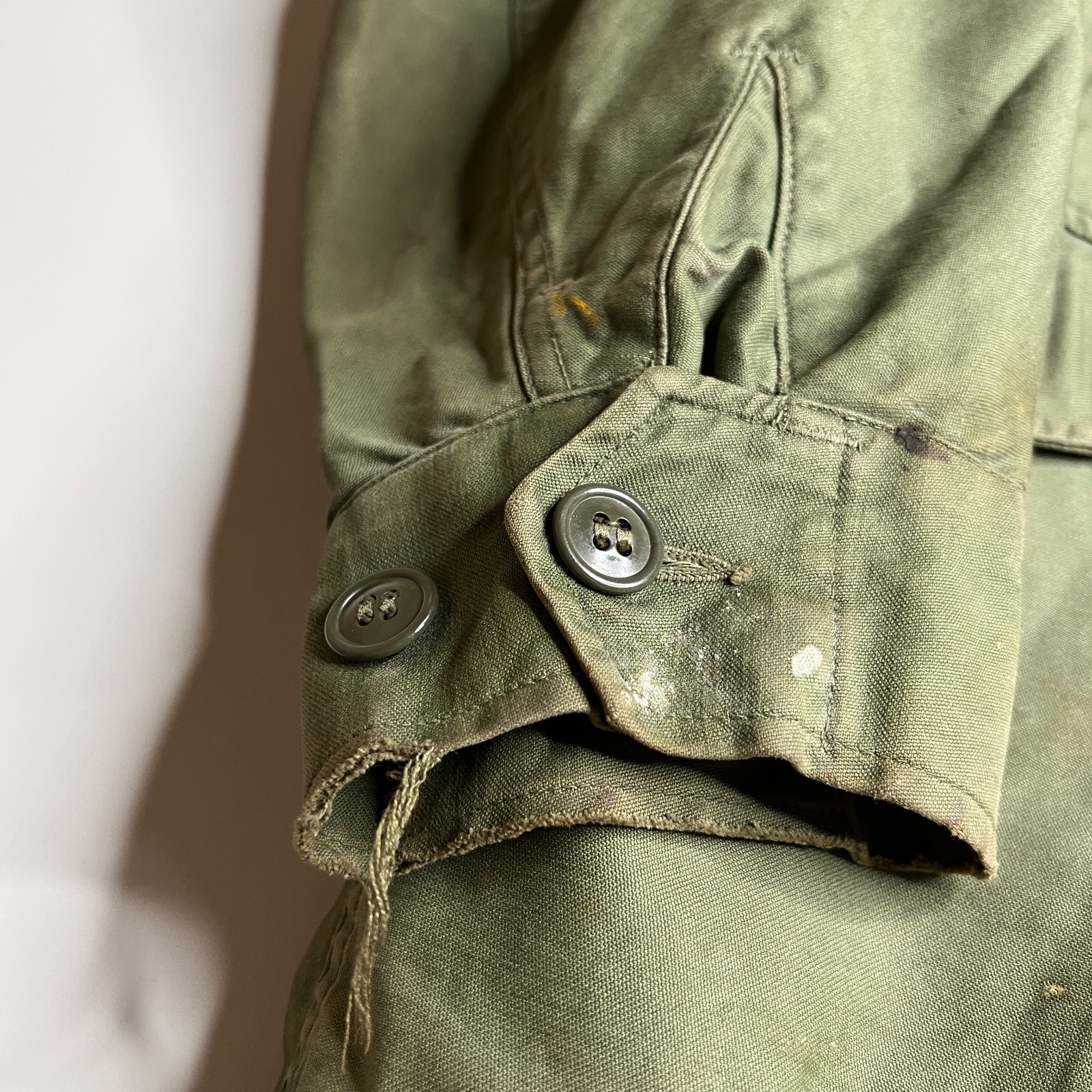 60s Vintage US Army M51 Field Jacket 8405-255-8589 Korean War Era Talon Zipper