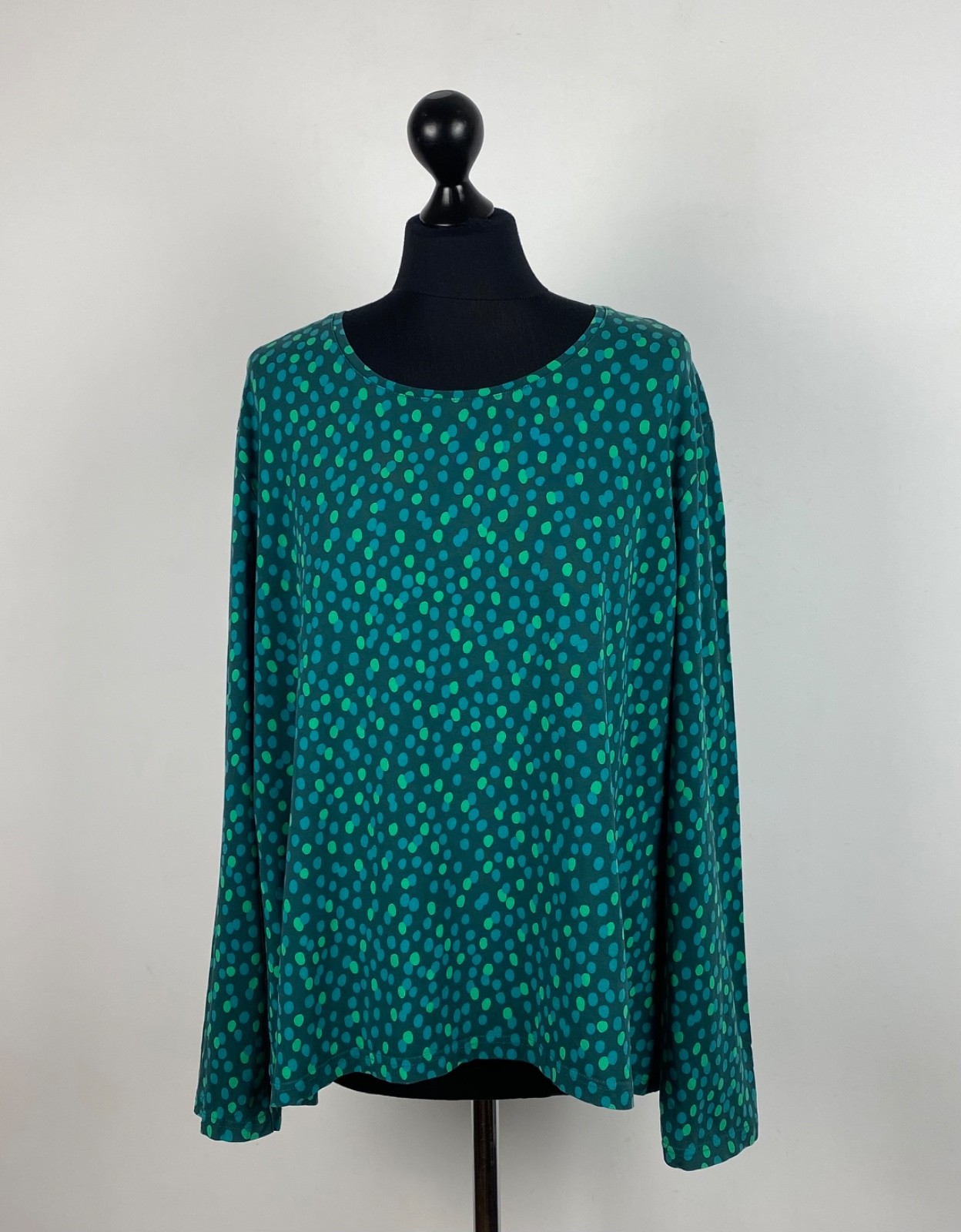 GUDRUN SJODEN women’s top 94% organic cotton 6% elastane Size 2XL