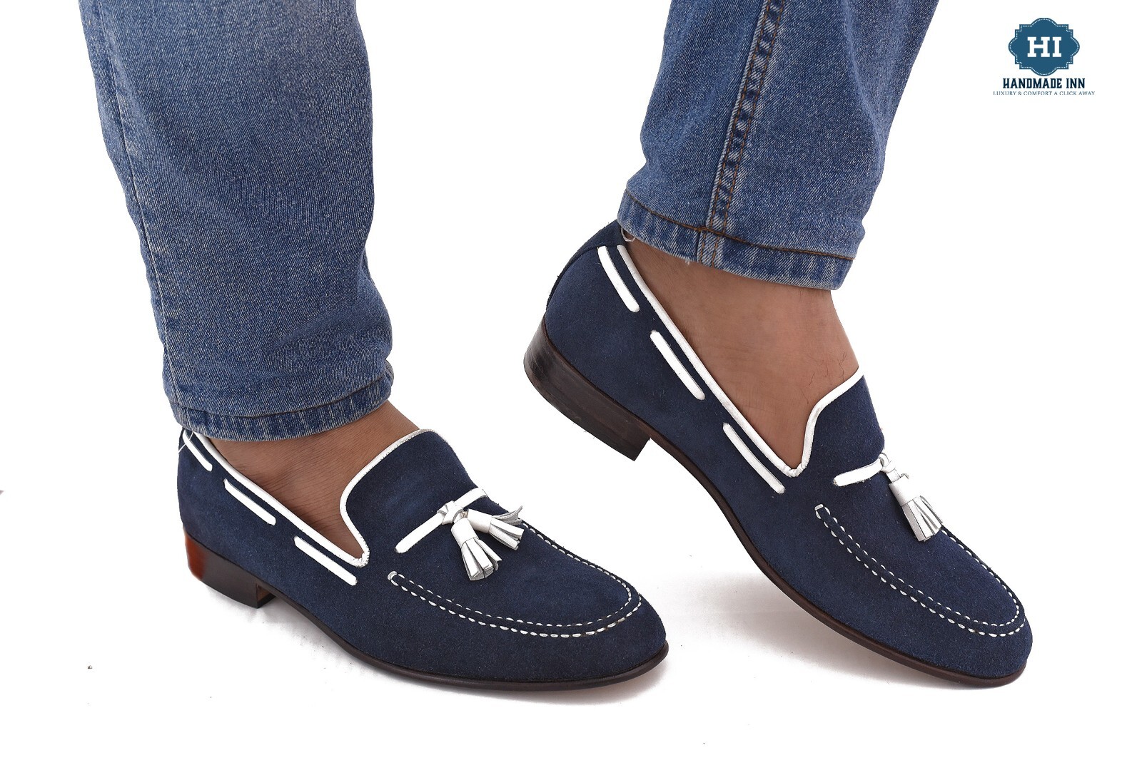 Elevate Your Style with Handcrafted Suede Tassel Loafers | Premium Quality Shoes