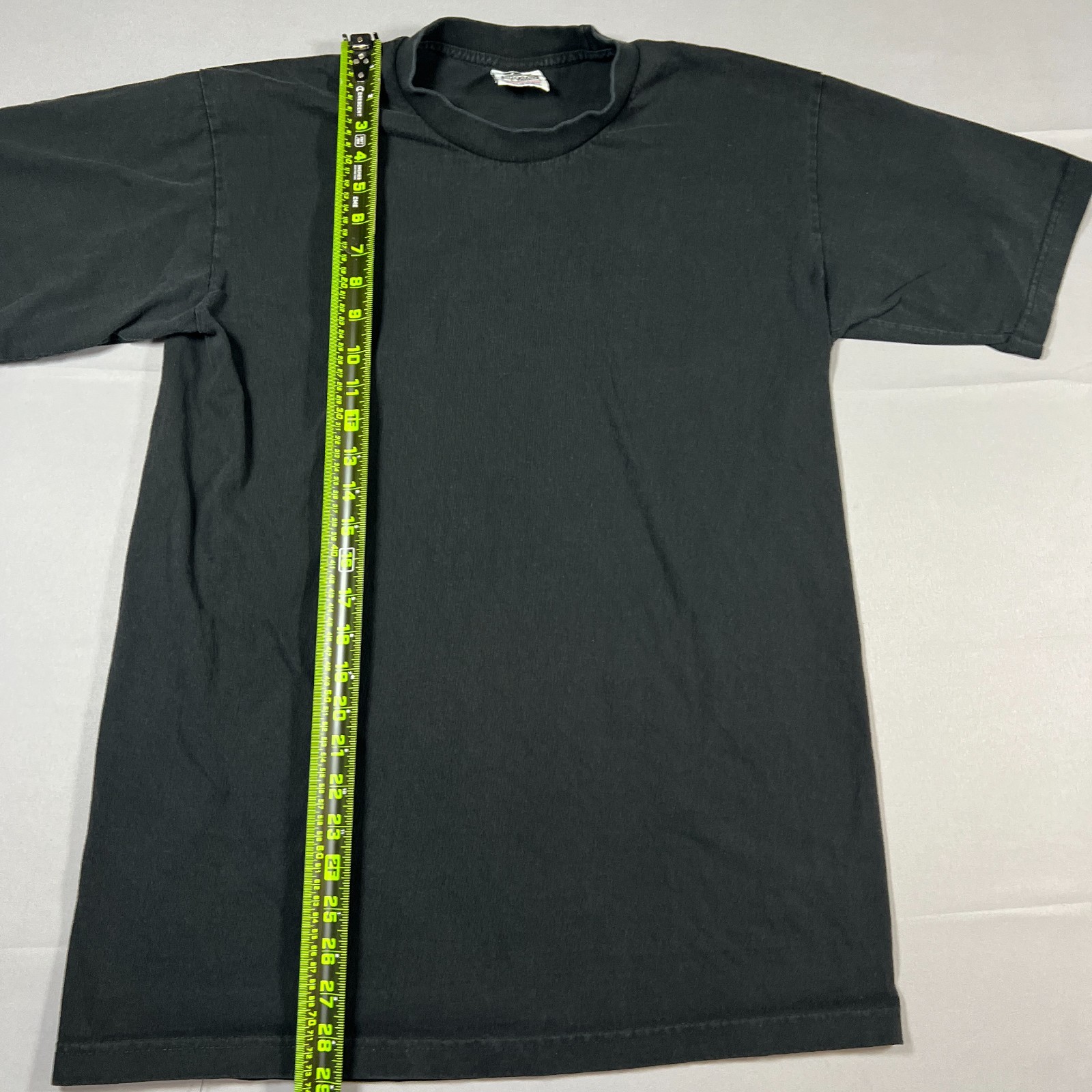 Set Of 3 Pro 5 Super Heavy T Shirt Mens L Black Faded Cotton Snug Fitting Neck