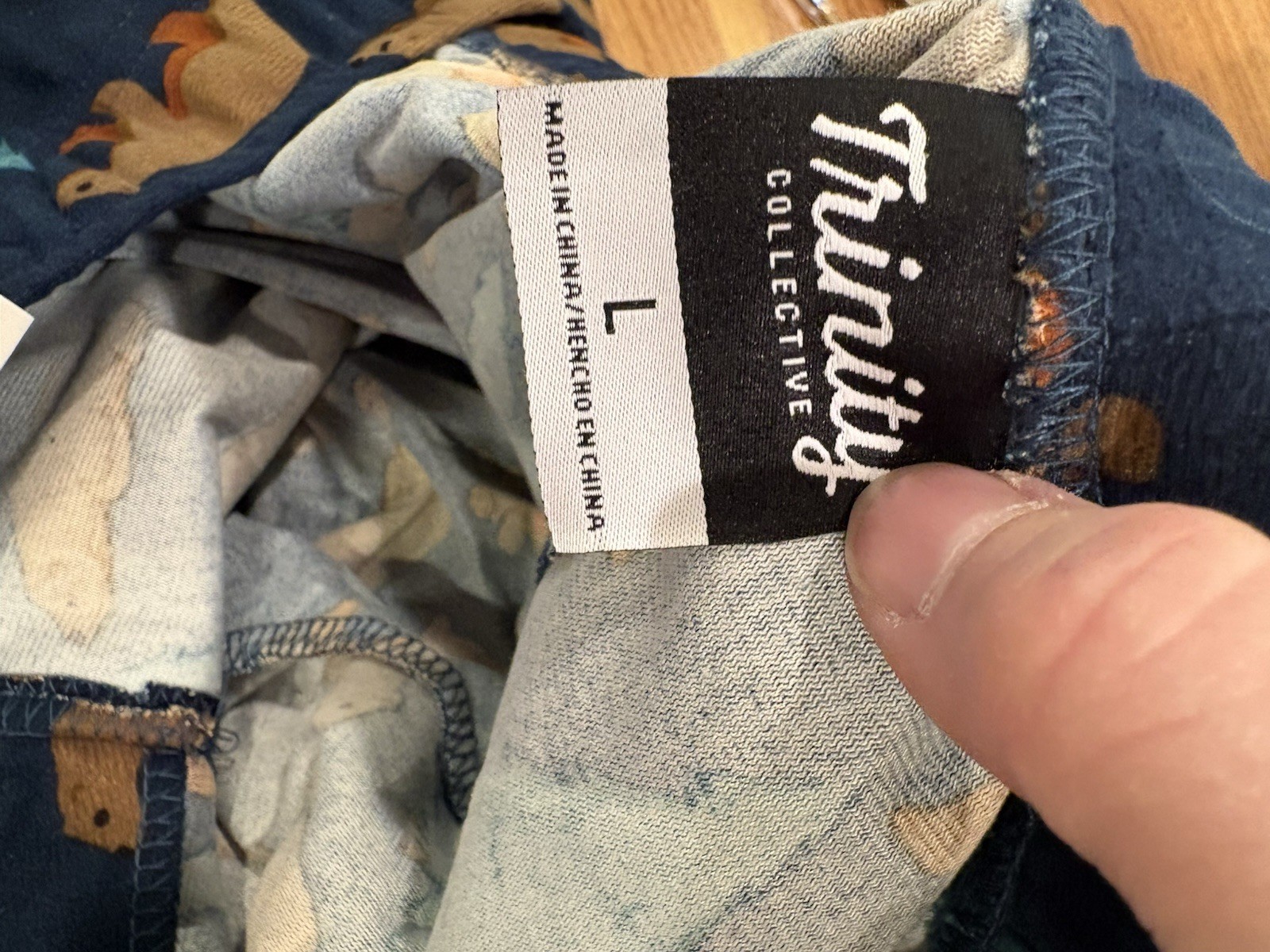 NWT Men’s Size L Sleep Pant From Trinity Collective Bear With Campfire Print