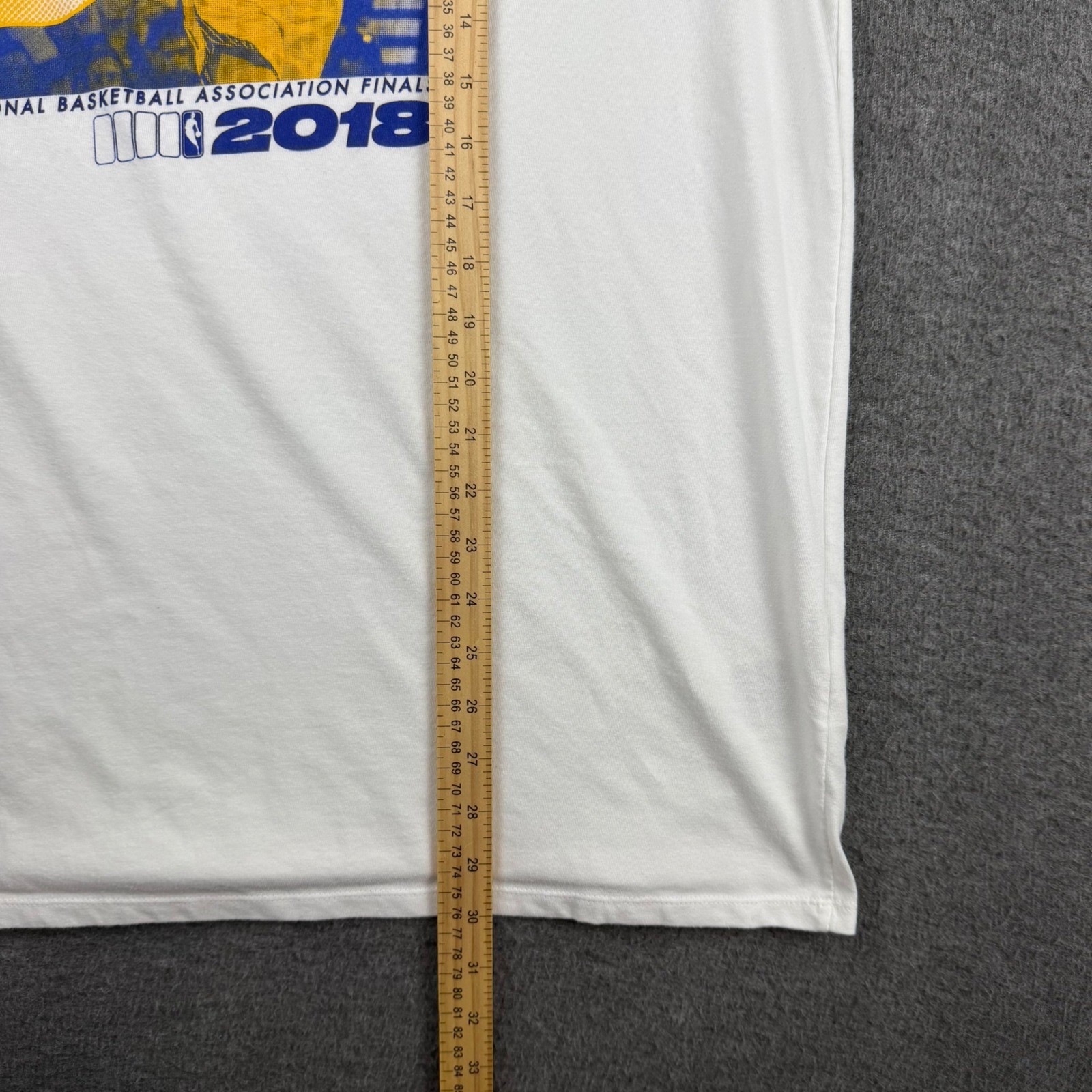 Nike Kevin Durant 2018 NBA Finals MVP Golden State Warriors White Shirt Mens XXL