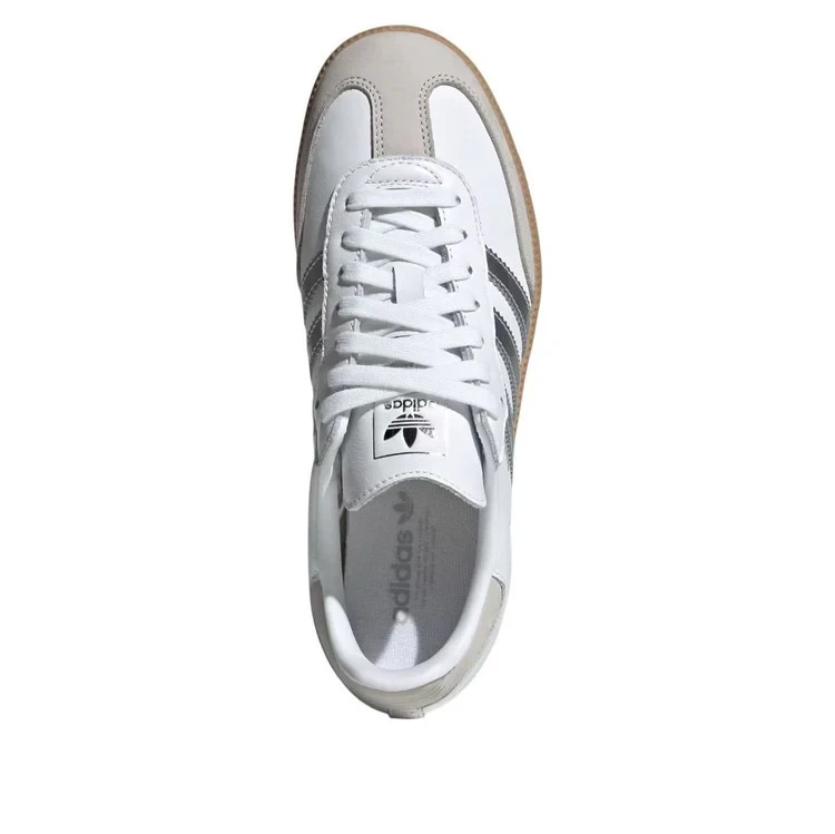 NWOB Size 6 WOMENS – adidas Samba OG White Silver Metallic Grey JI2725