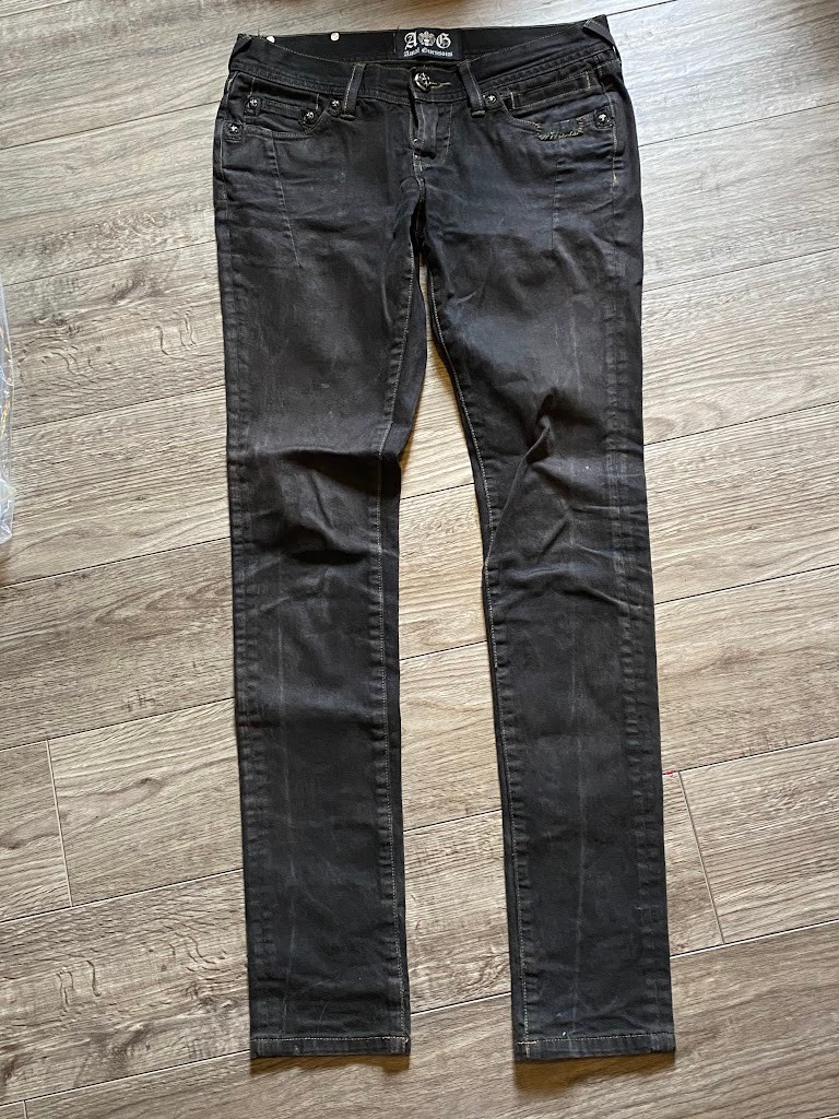 Rare Jean Skinny Rock y2k Vintage 2000’s A&G Jeans (Amal Guessous)