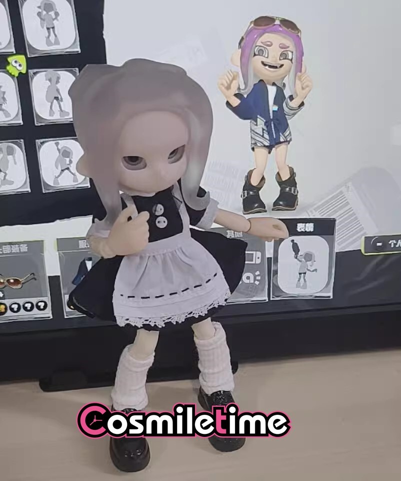 Splatoon Handmade OB11 GSC Faceplates Octopus BJD Doll Accessories Collection YZ