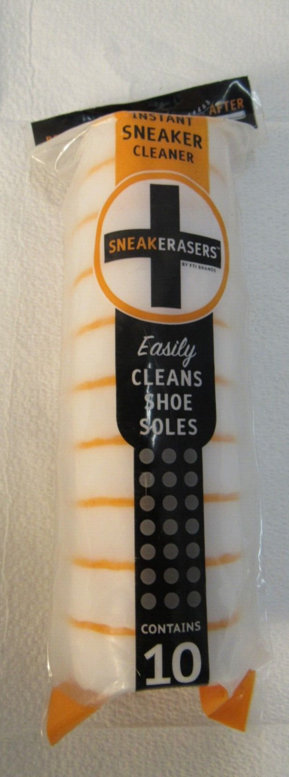 SneakERASERS Instant Sole&Sneaker Cleaner Disposable 10 piece Pack