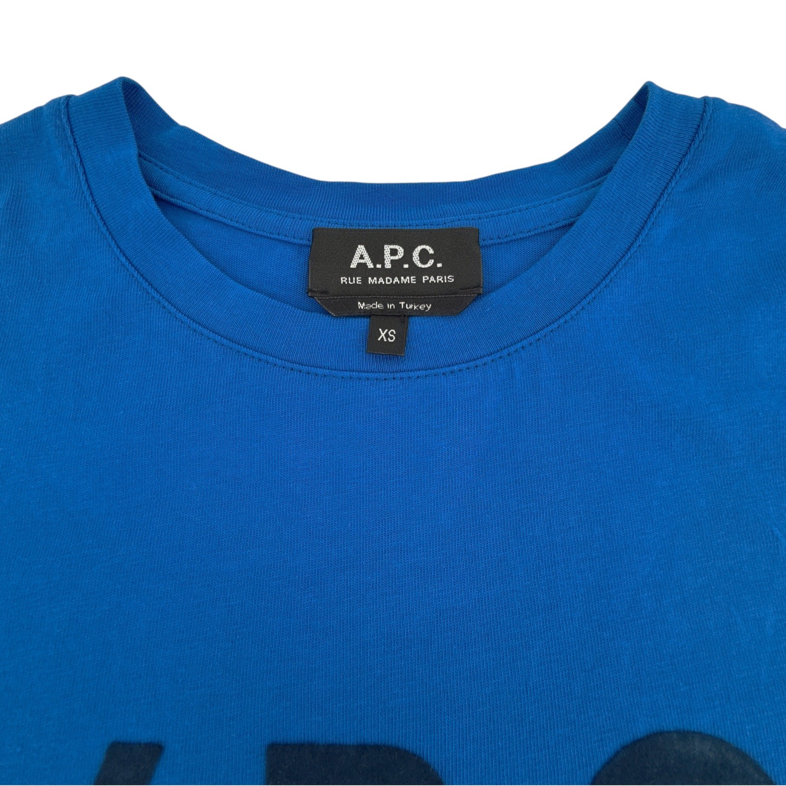 A.P.C. VPC Logo Tee Royal Blue XS