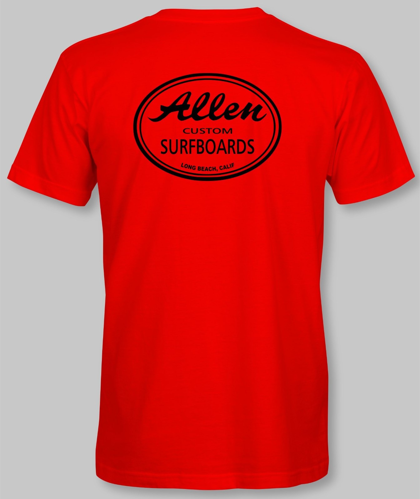 Allen Surfboards Retro T-Shirt surf surfing california long beach
