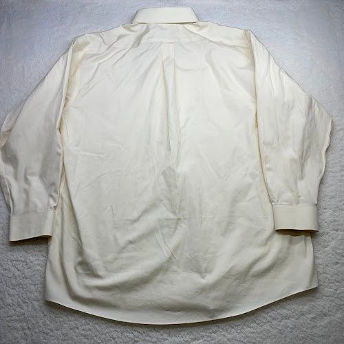 Roundtree and Yorke Gold Label Button up shirt Mens 17.5 35 long sleeve Dress