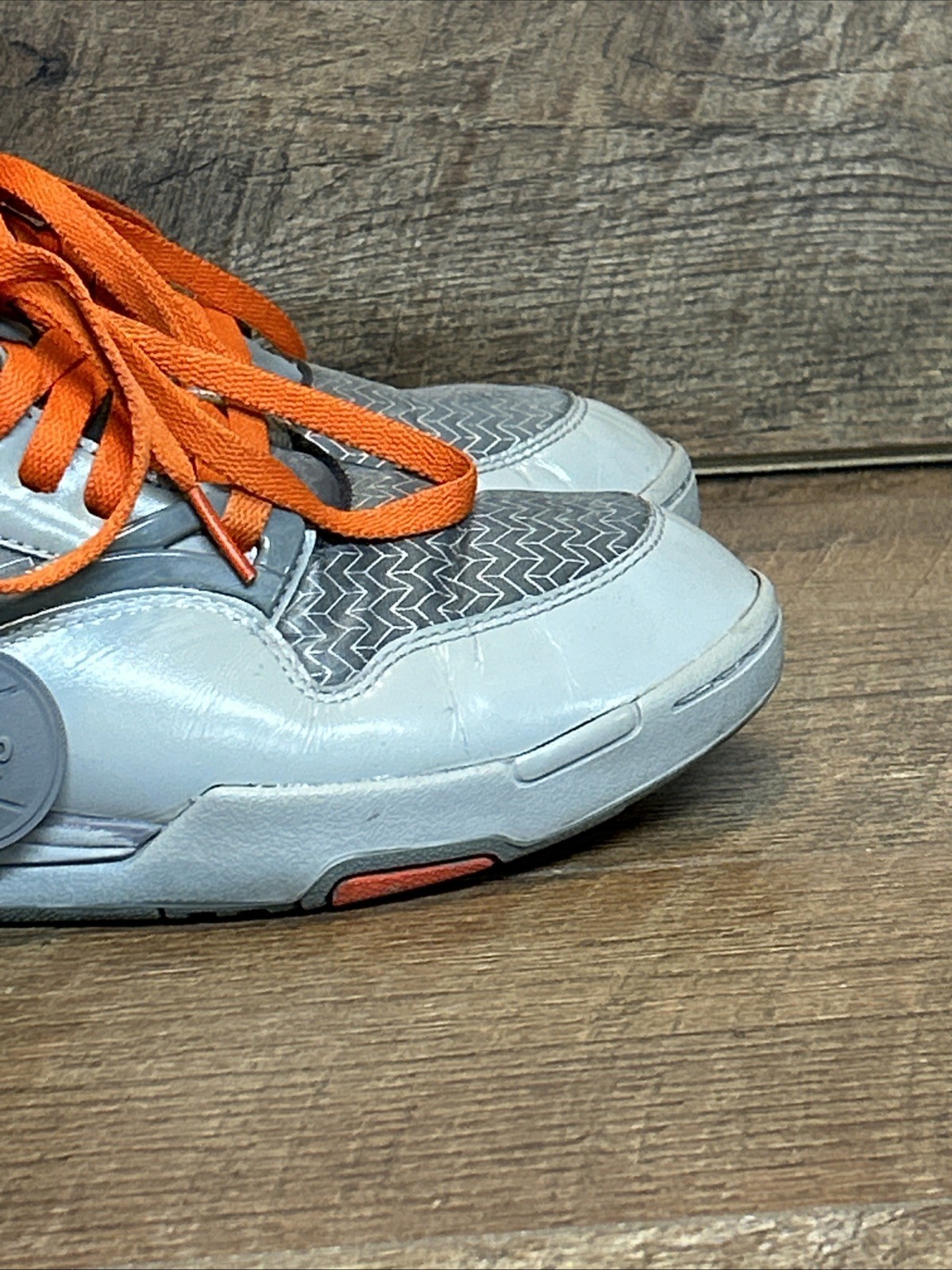 Reebok Pump Omni Lite Hexalite J12467-Gray/Orange-Size 10