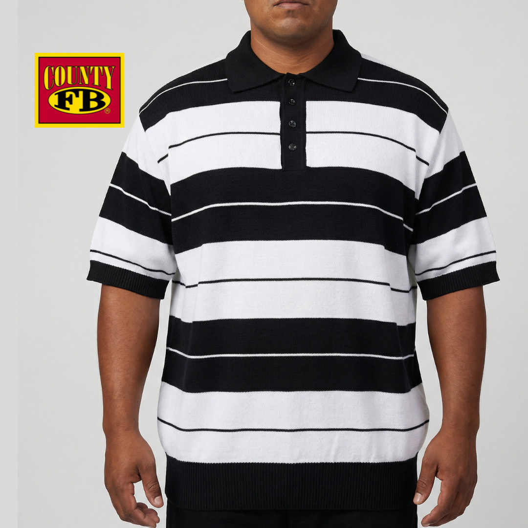 FB County Charlie Brown Shirt – Black/White & Black/Grey