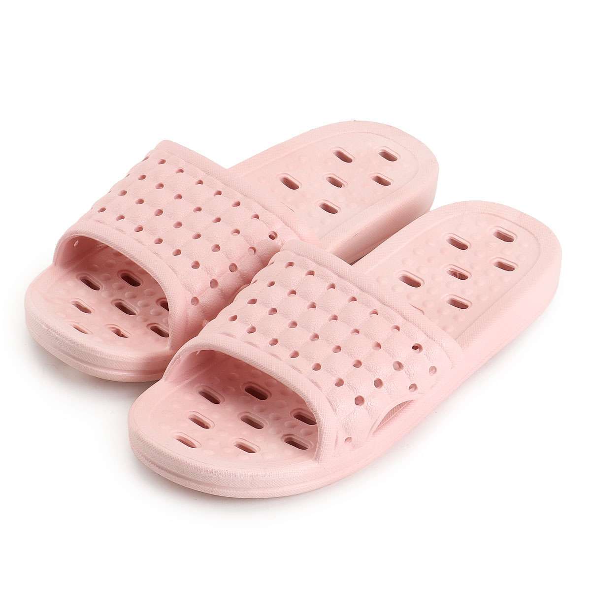 Unisex Shower Sandal Slippers w/ Hole Quick Drying Bathroom Gym Soft Sole shoes