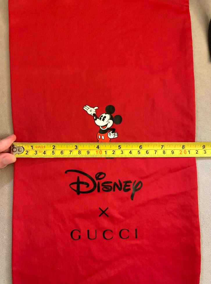 GUCCI X DISNEY MICKEY MOUSE COLLABORATION Dust Bag 17″H x 8.75″W NEW LIMITED ED!