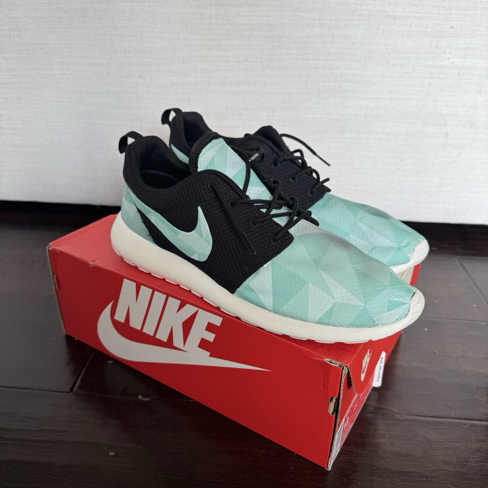 Nike Roshe One Custom NikeID Men’s Size 12 Blue Volt Running Gym