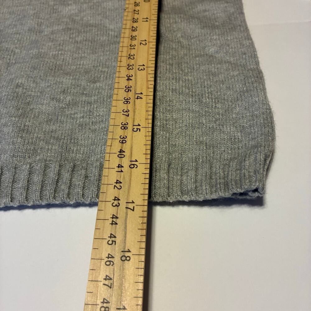 Pink Republic Gray White Sweater Tank Top XS Crop Stripe Preppy Chic Rayon