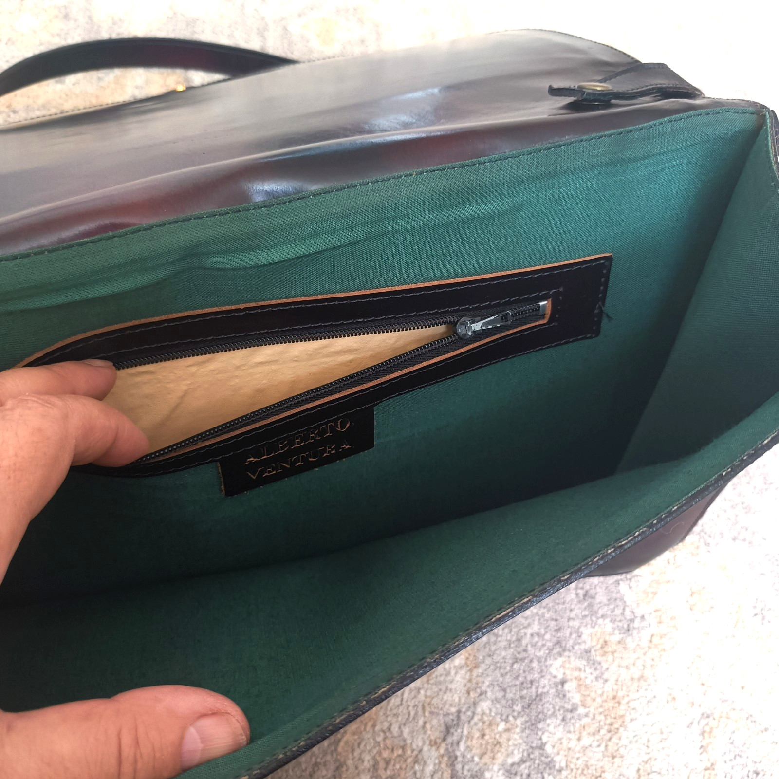 Alberto Ventura Made In Italy Genuine Leather Shoulder Bag