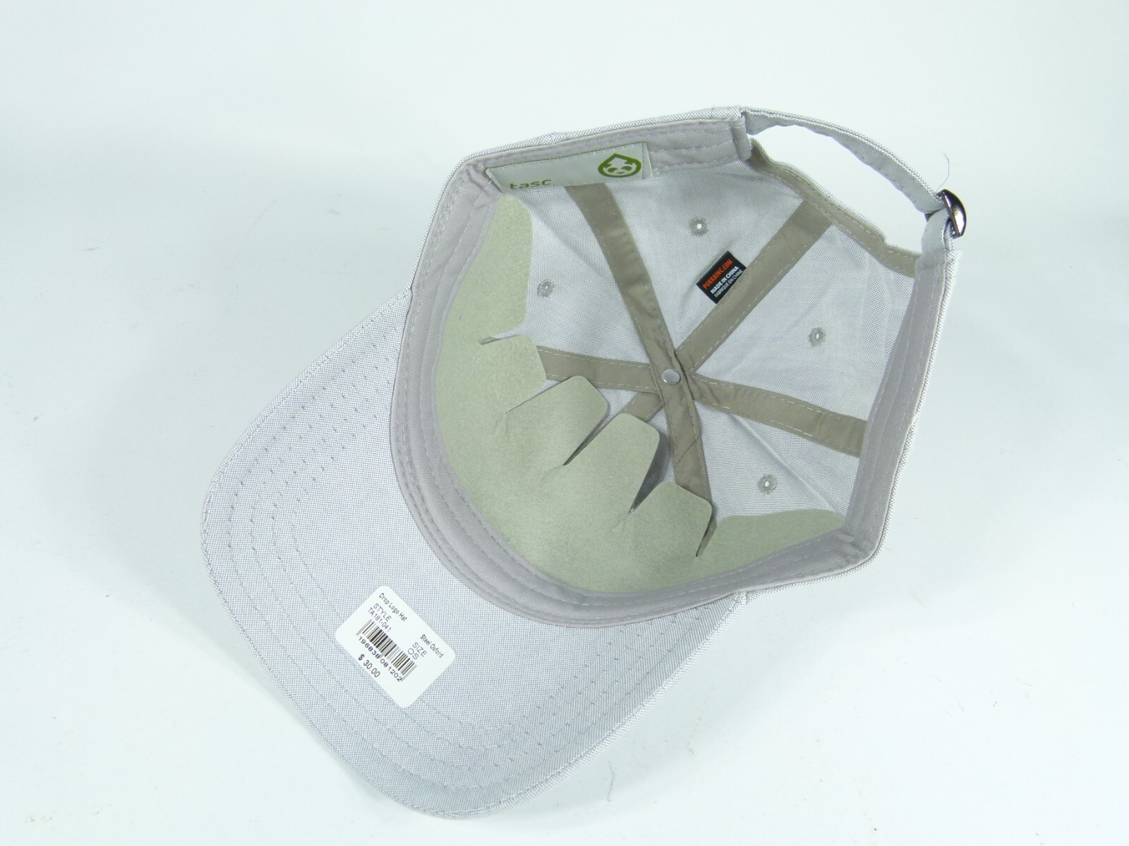 tasc Performance Steel Oxford Gray Signature Logo Hat w/ Tag