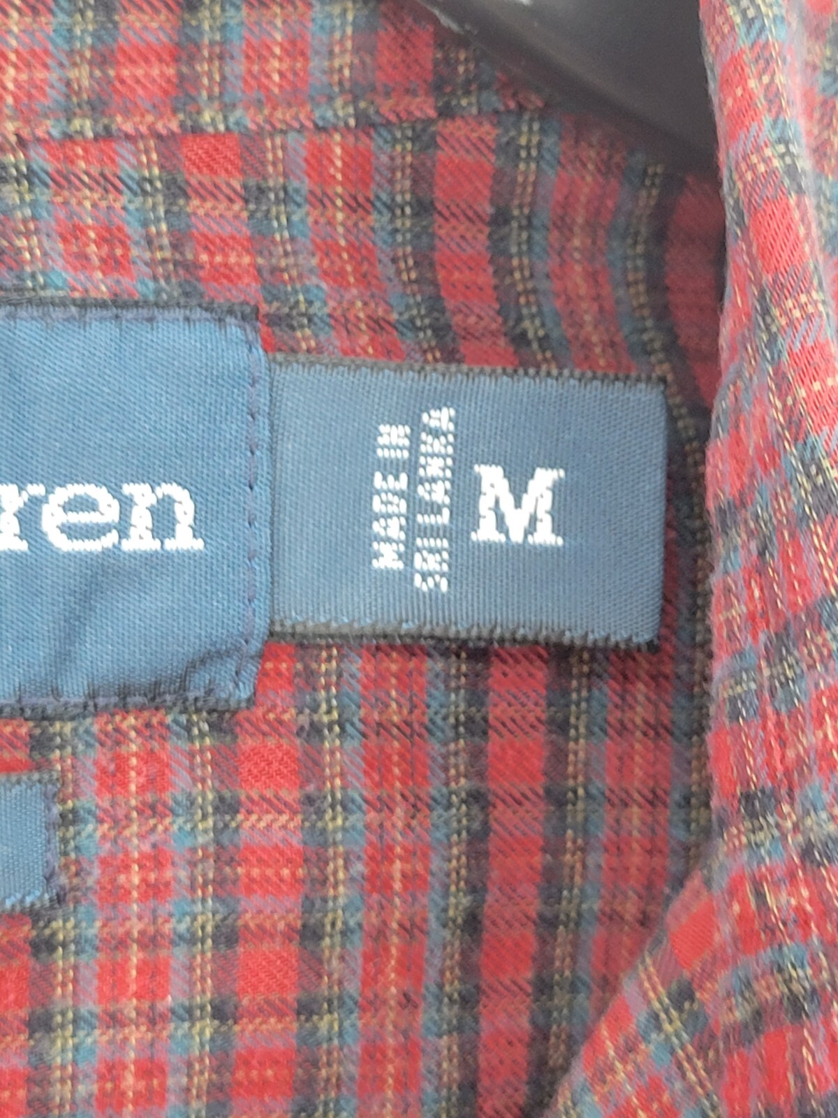 Ralph Lauren Shirt Mens XL Red Plaid Custom Fit Button Down Pony Long Sleeve