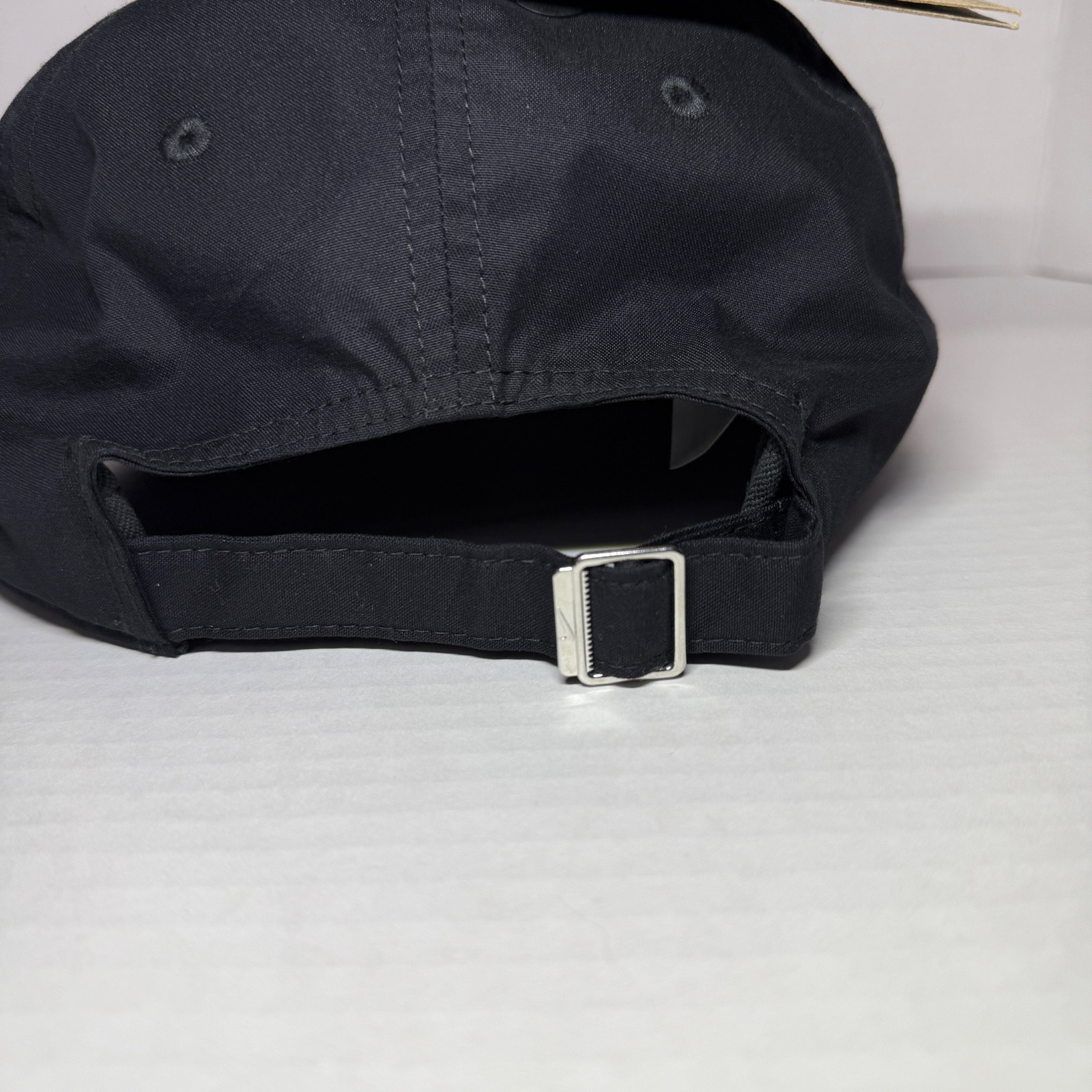 Nike Pro Golf Training M/L Unstructured Strapback Rope Hat #IB8543-010 Black Cap