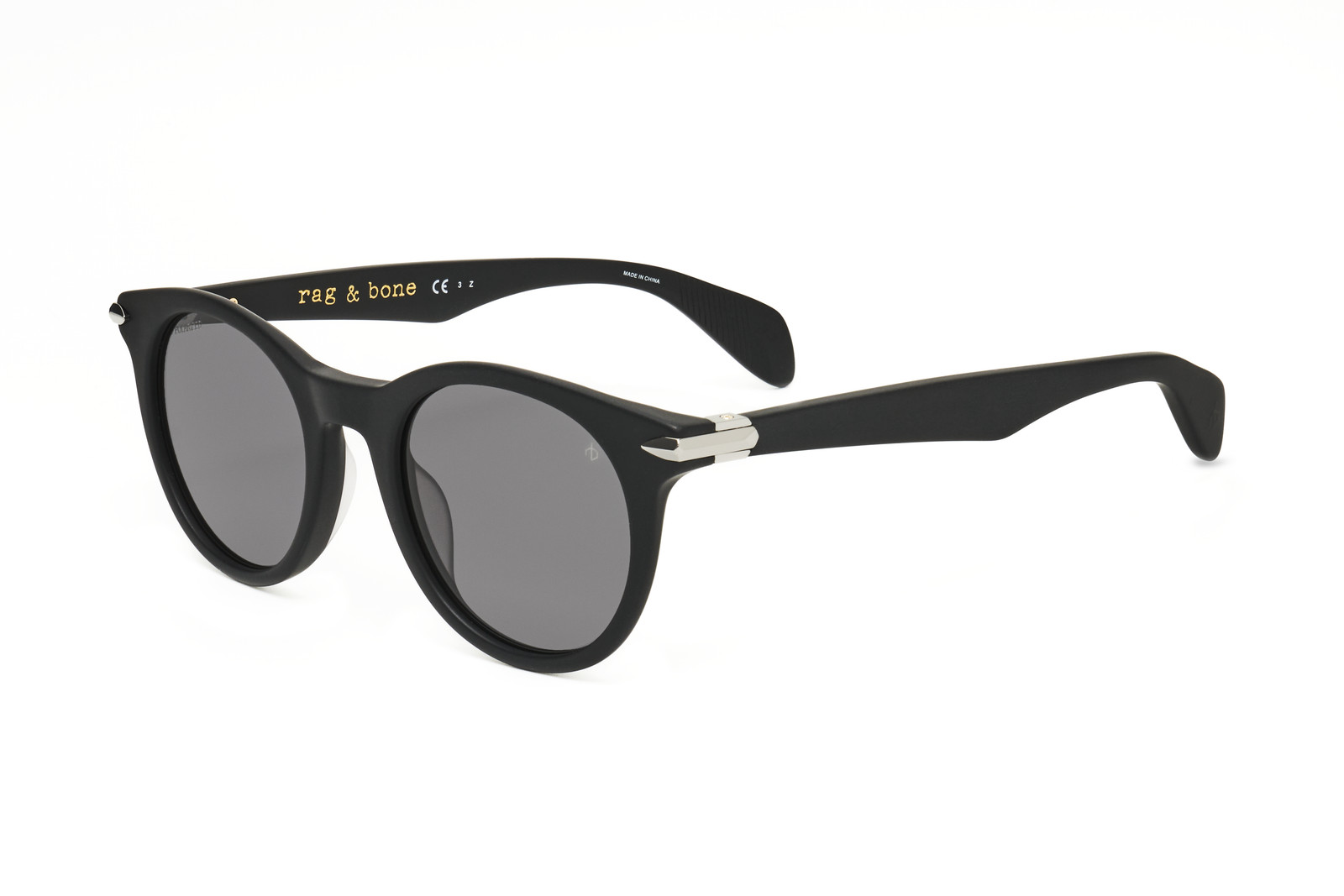 Rag & Bone 49 mm Black Sunglasses RNB5012-S-807-49