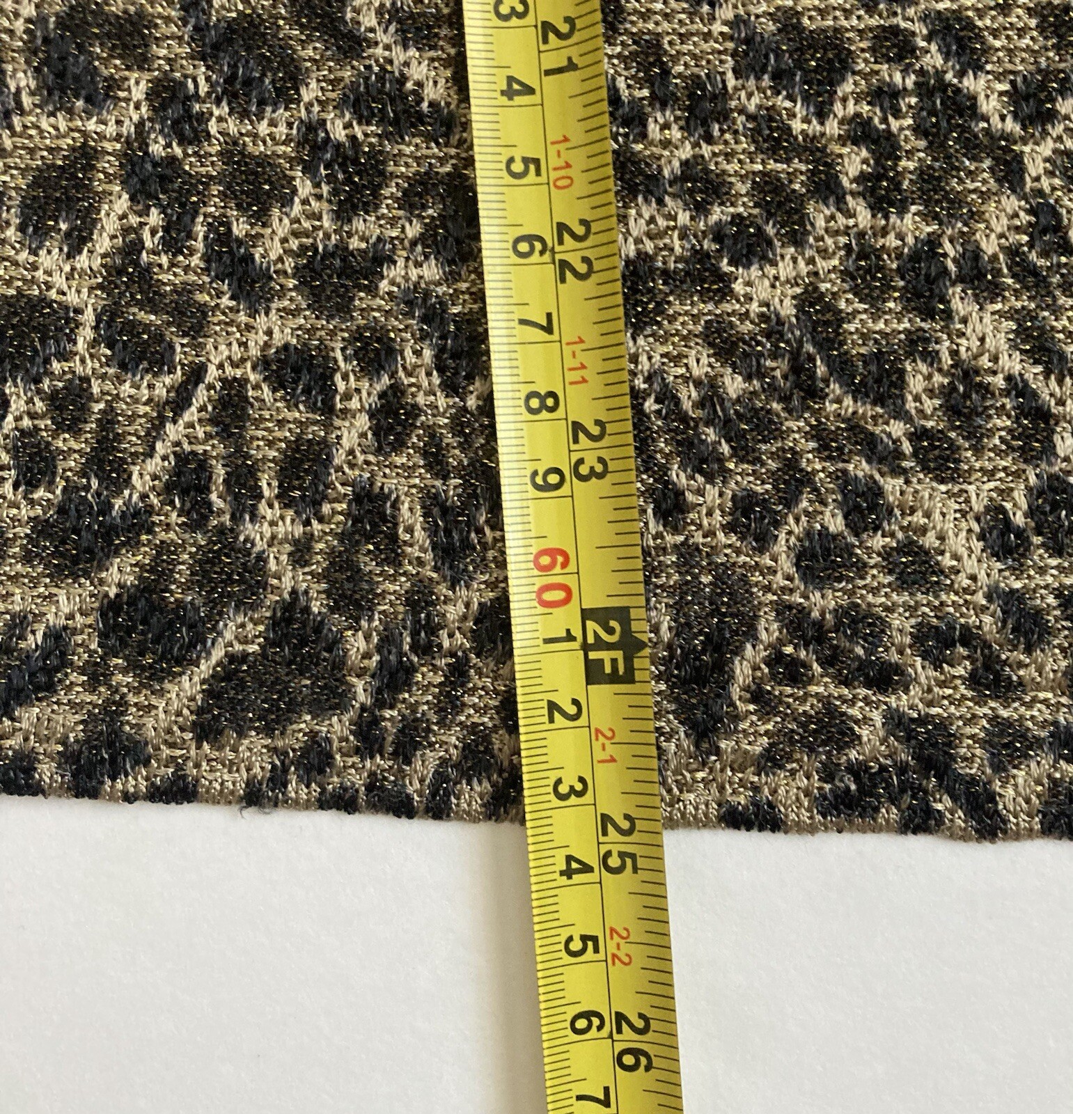 ST. JOHN Boutiques Animal Print Gold Metallic Knitted Tank Top Women’s Size M