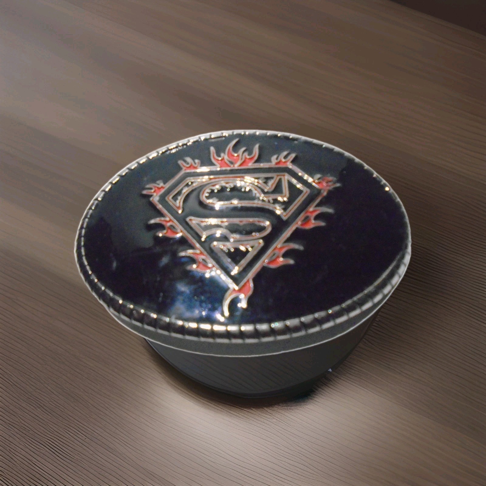 SUPERMAN FLAME LOGO STYLE BELT BUCKLE-SEE PICTURES