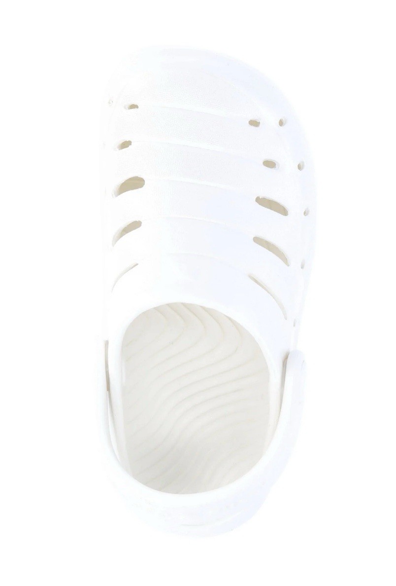 Rugged Shark Toddler size 7 Girls’ Swivel-Strap EVA Clogs color Pearl NEW