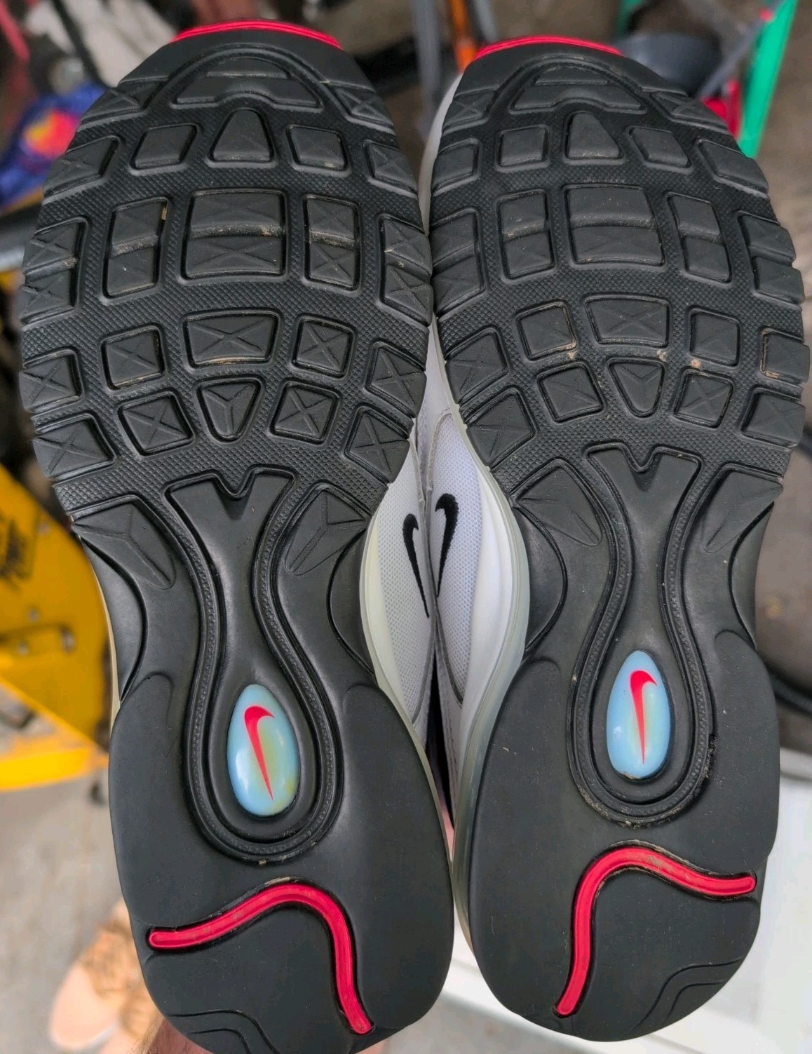 Nike Air Max 97 Gundam Men’s White/Blue/Red/Black Low Top CW6986-100