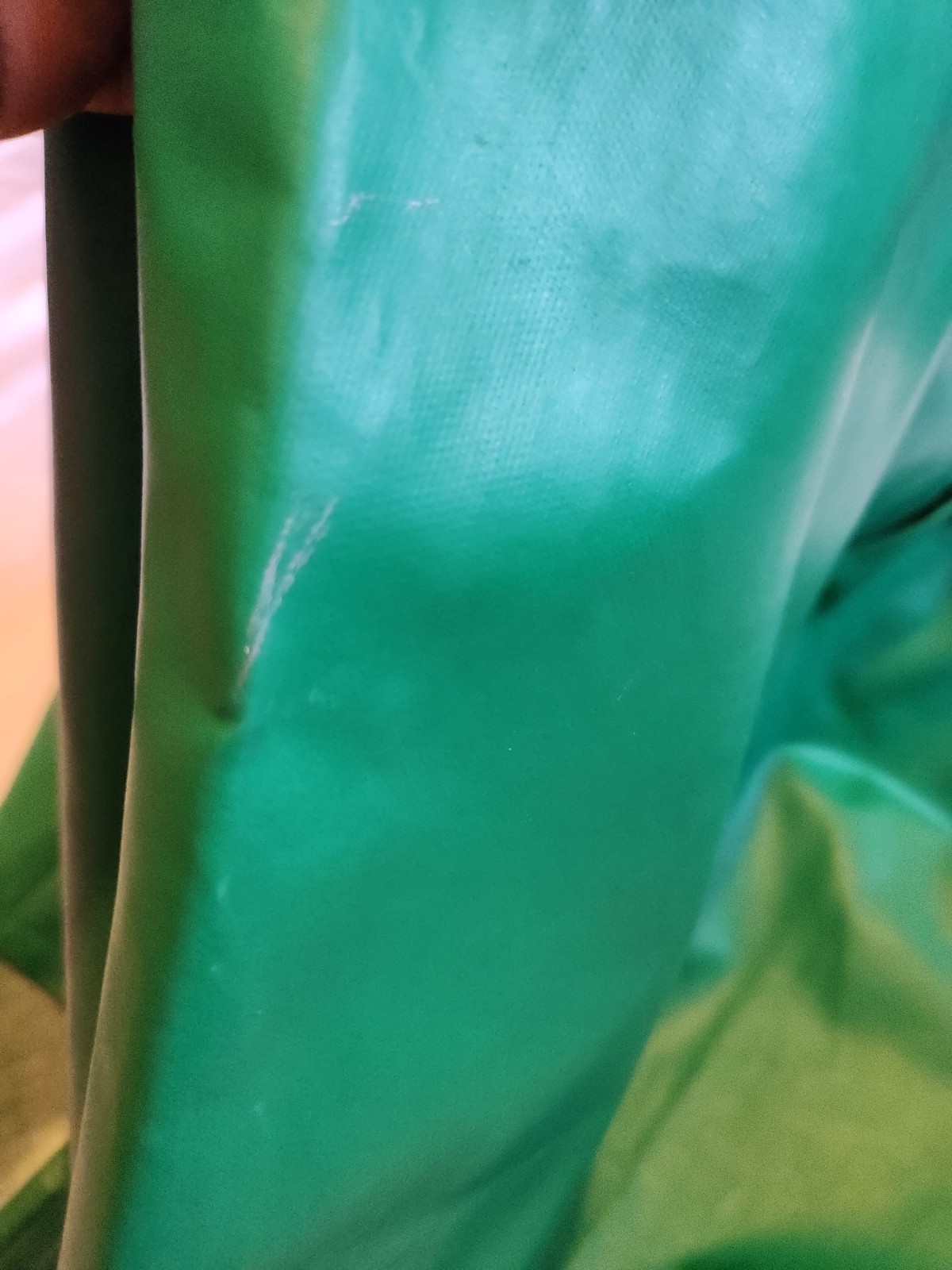 Tingley Flame Retardant Green Hooded Protective Jacket Coat, Size L